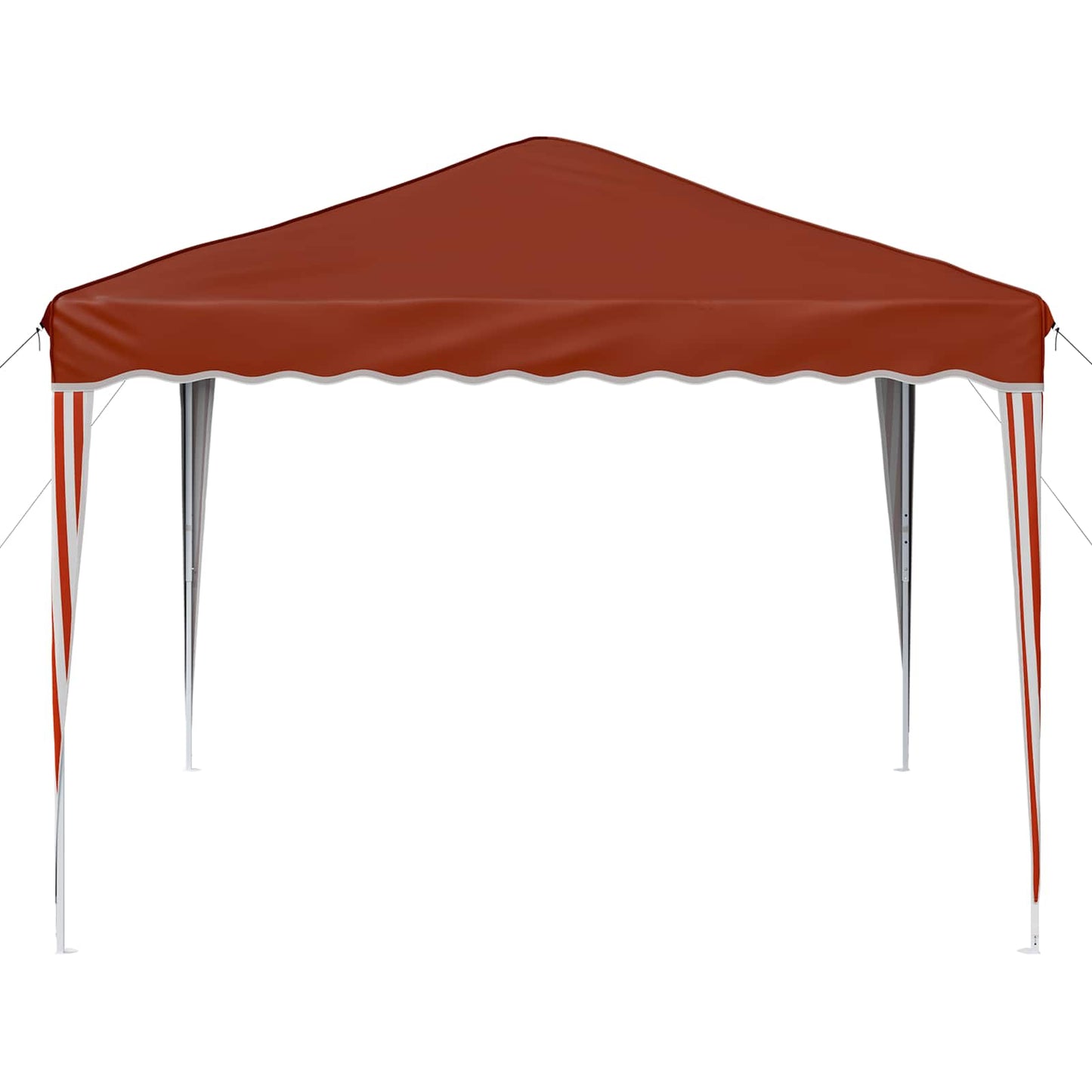 Pop-up Partyzelt 288 x 288 x 245 cm Terrakotta Oxford-Stoff