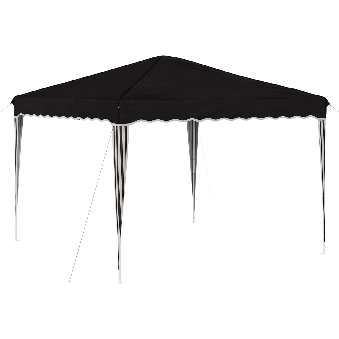 Pop-up Partyzelt 288 x 288 x 245 cm Schwarz Oxford-Stoff