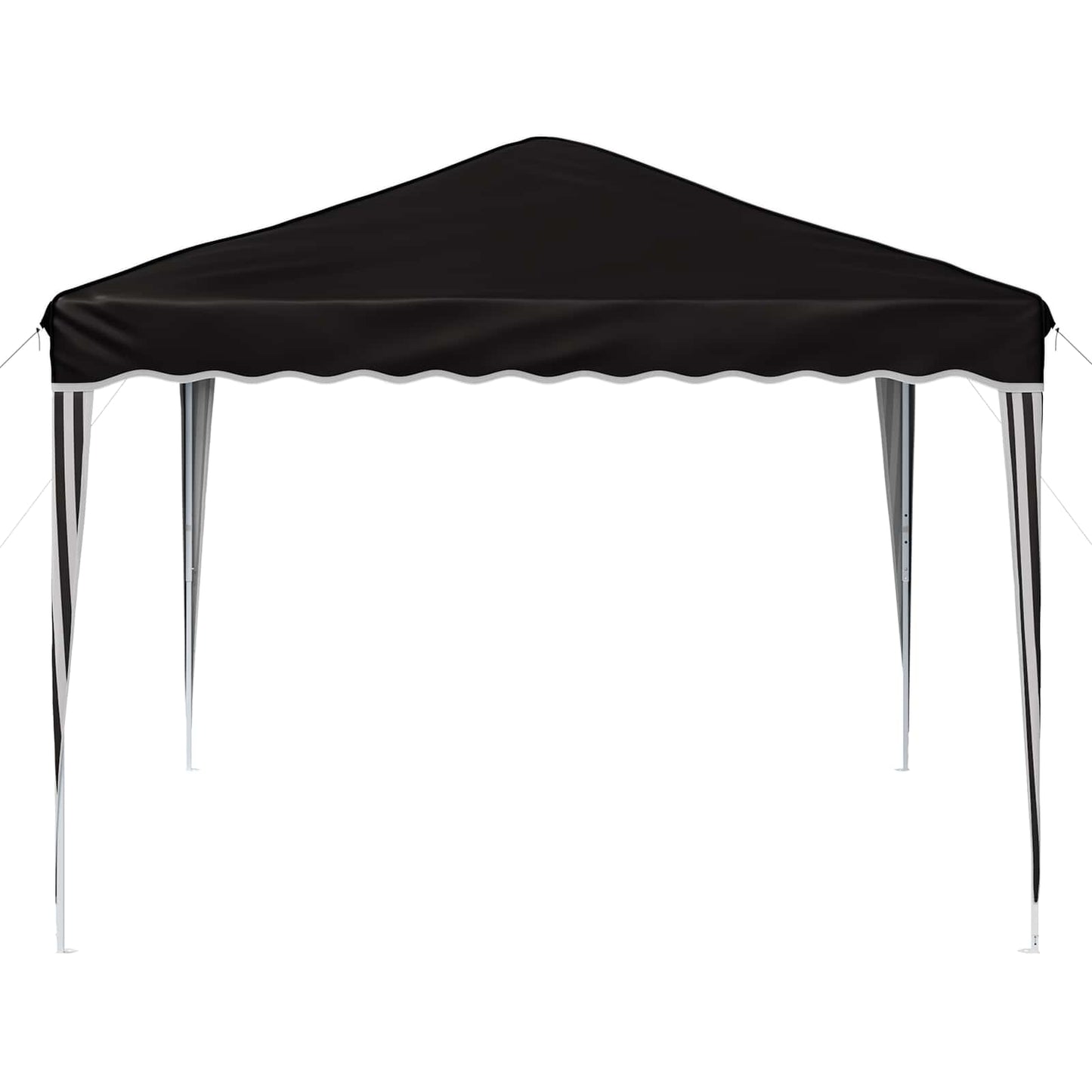 Pop-up Partyzelt 288 x 288 x 245 cm Schwarz Oxford-Stoff