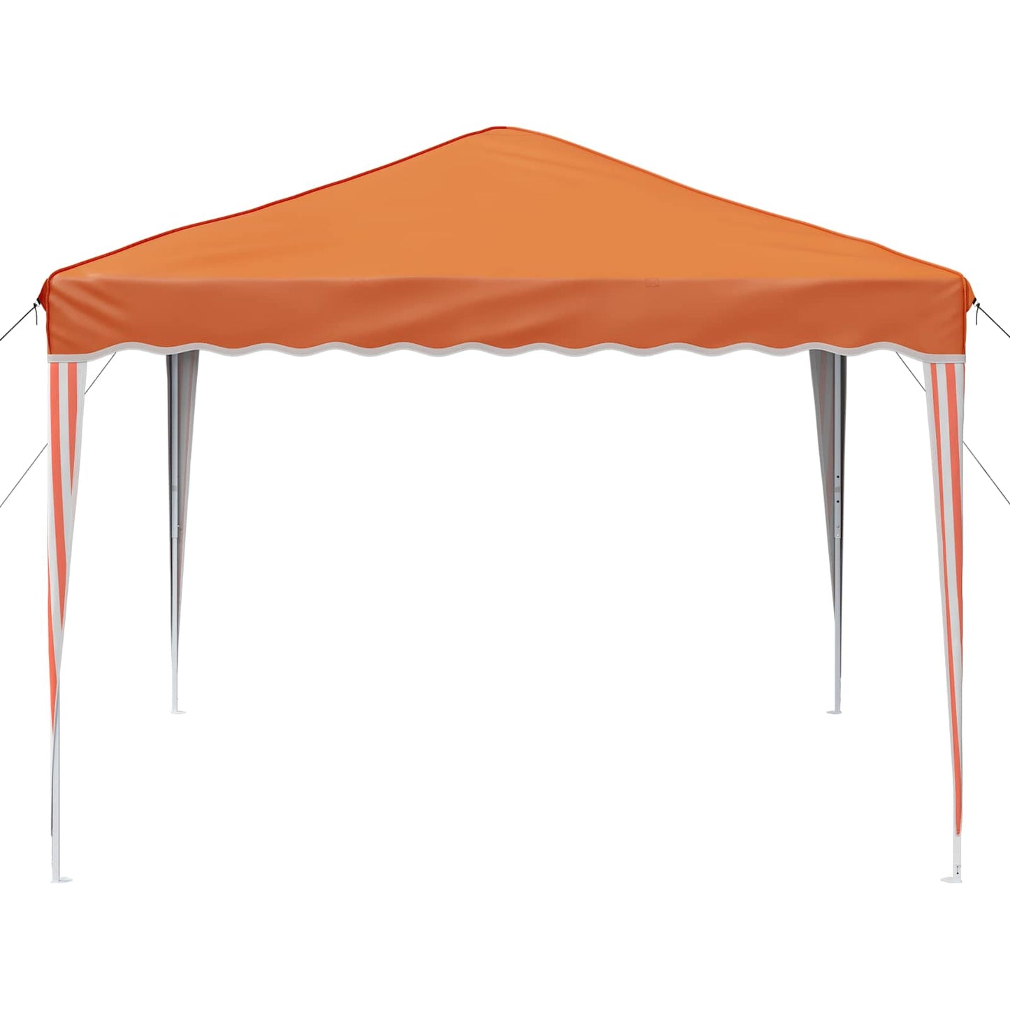 Pop-up Partyzelt 288 x 288 x 245 cm Orange Oxford-Stoff