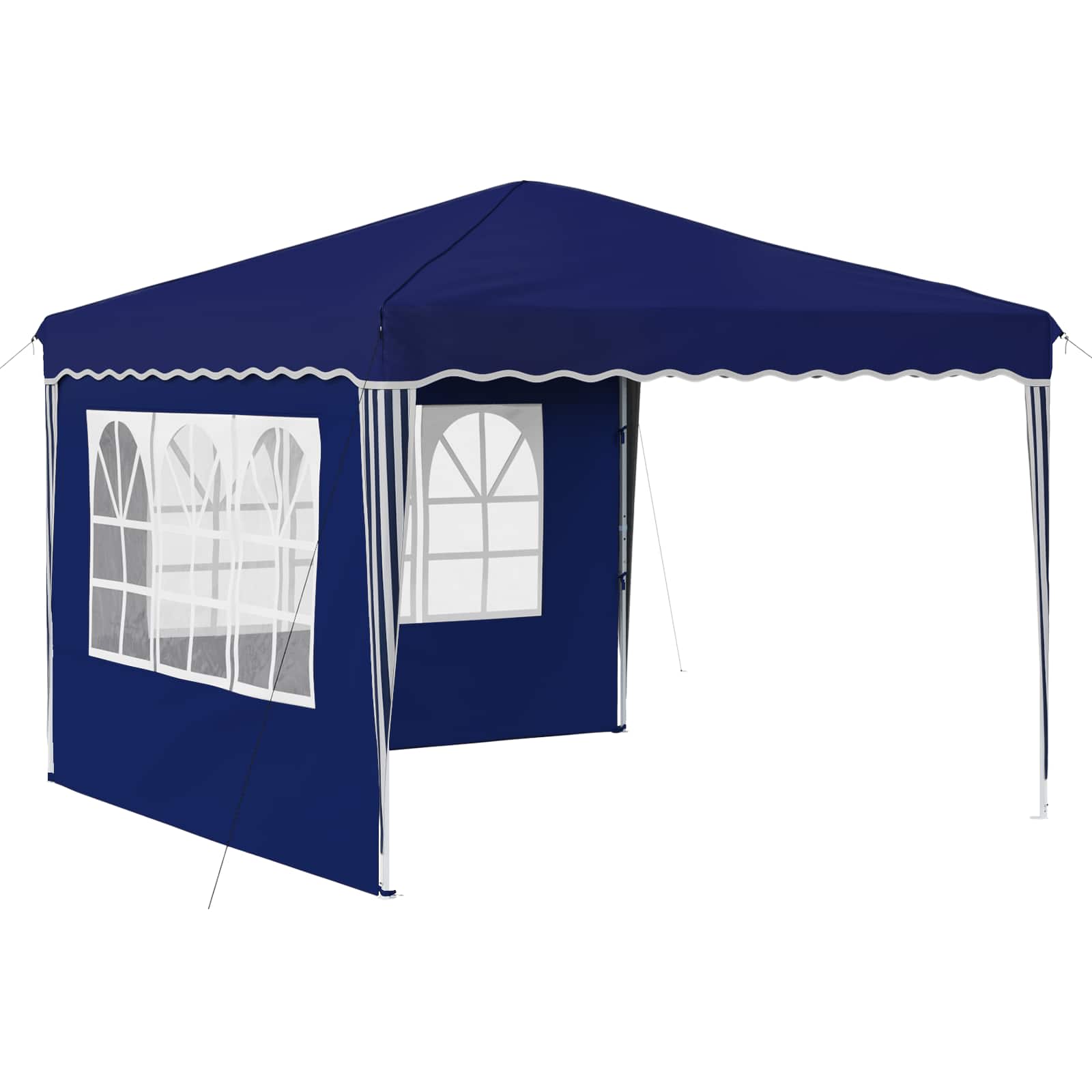 Pop-up Partyzelt 288 x 288 x 245 cm Blau Oxford-Stoff