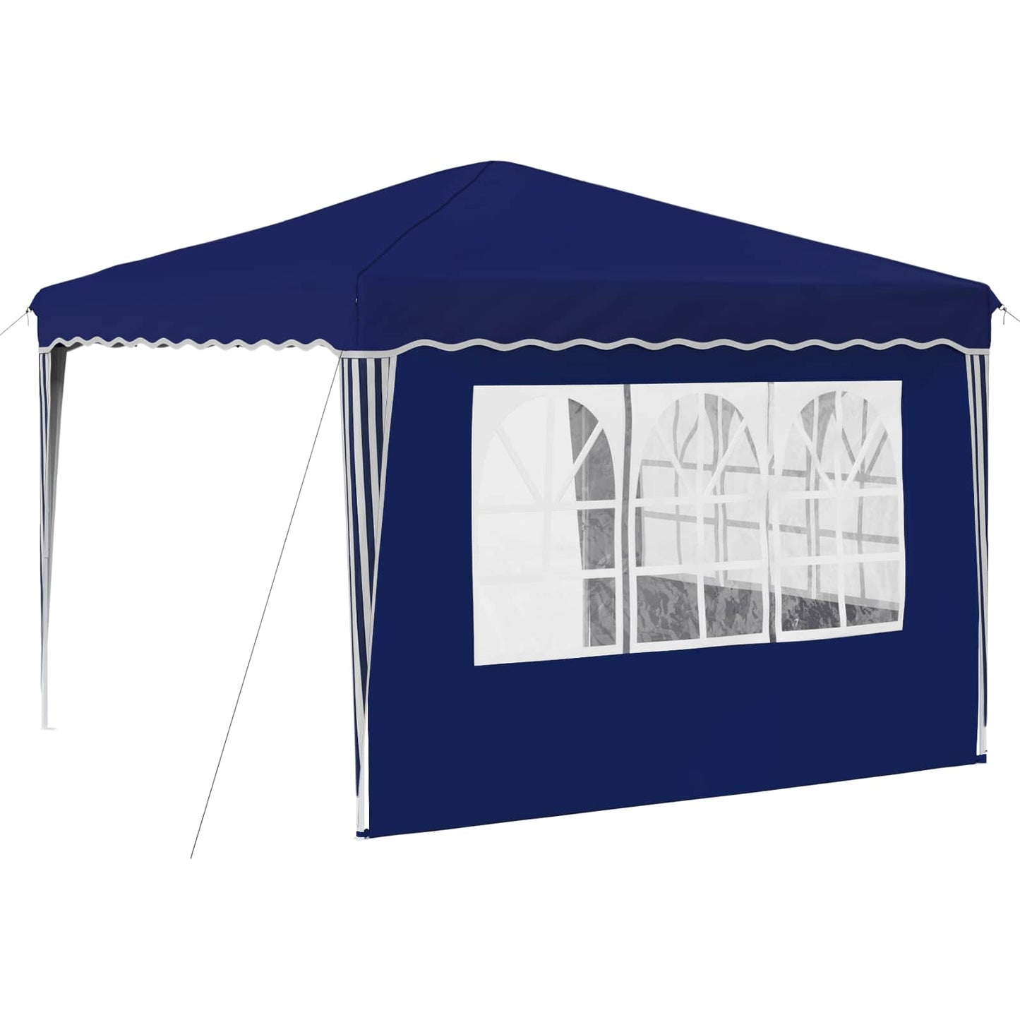 Pop-up Partyzelt 288 x 288 x 245 cm Blau Oxford-Stoff