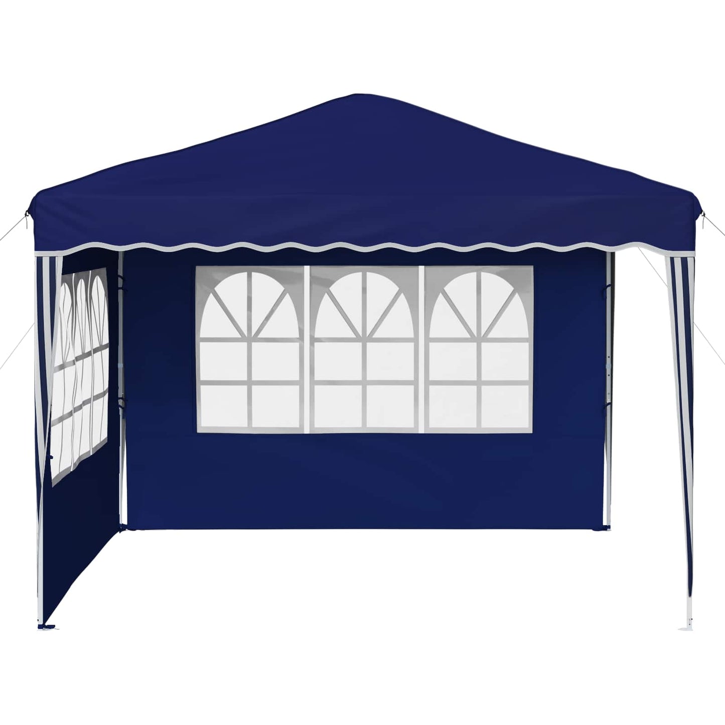 Pop-up Partyzelt 288 x 288 x 245 cm Blau Oxford-Stoff