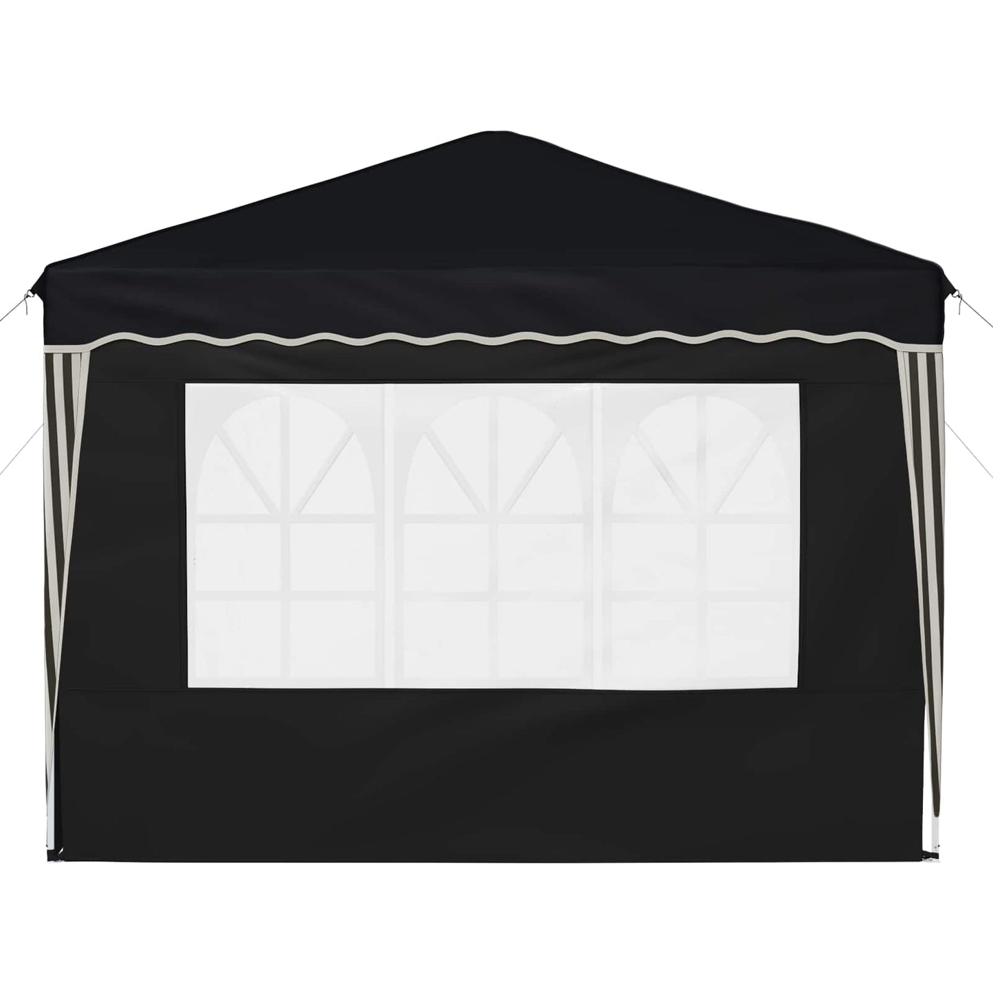 Pop-up Partyzelt 288 x 288 x 245 cm Anthrazit Oxford-Stoff