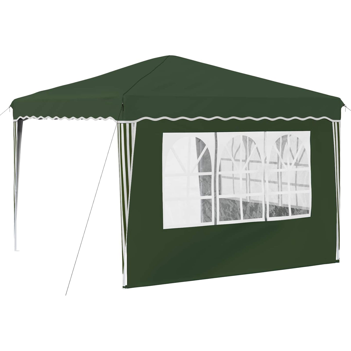 Pop-up Partyzelt 288 x 288 x 245 cm Grün Oxford-Stoff