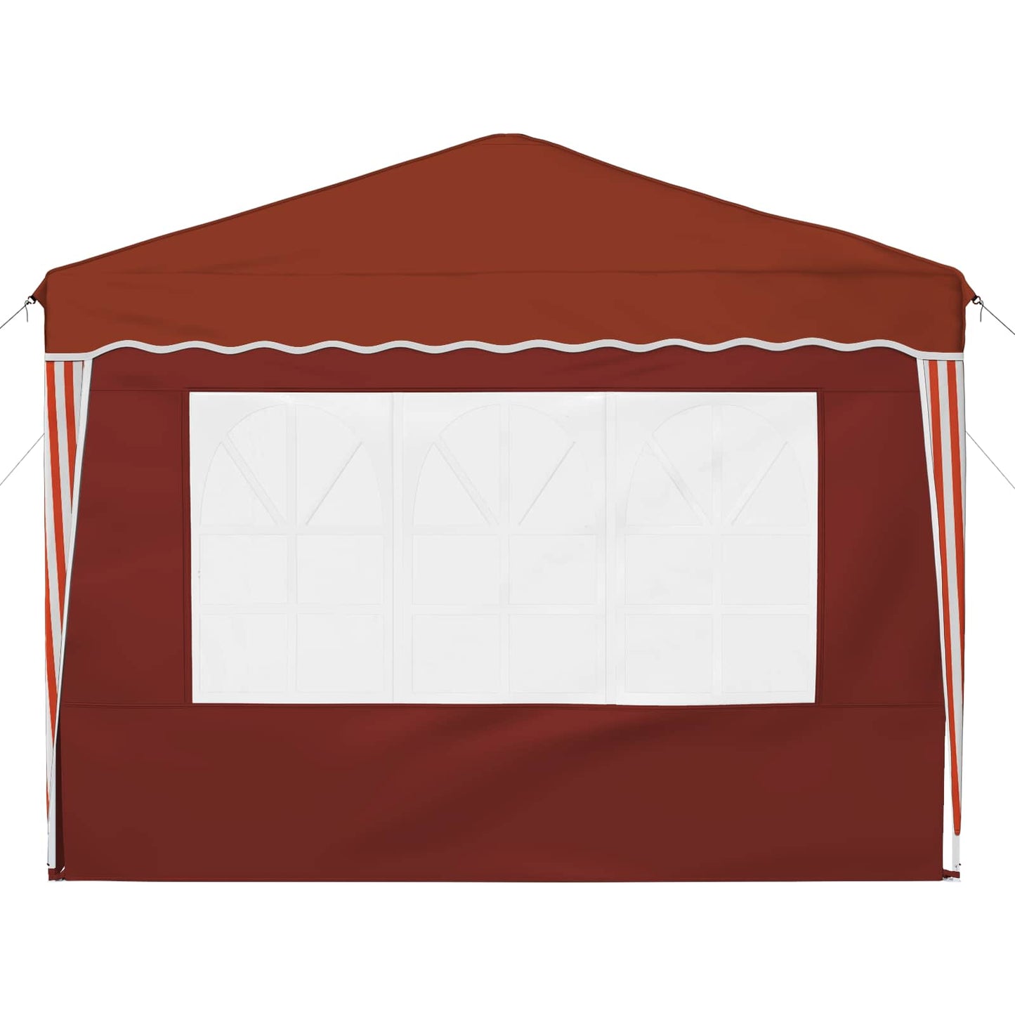 Pop-up Partyzelt 288 x 288 x 245 cm Terrakotta Oxford-Stoff