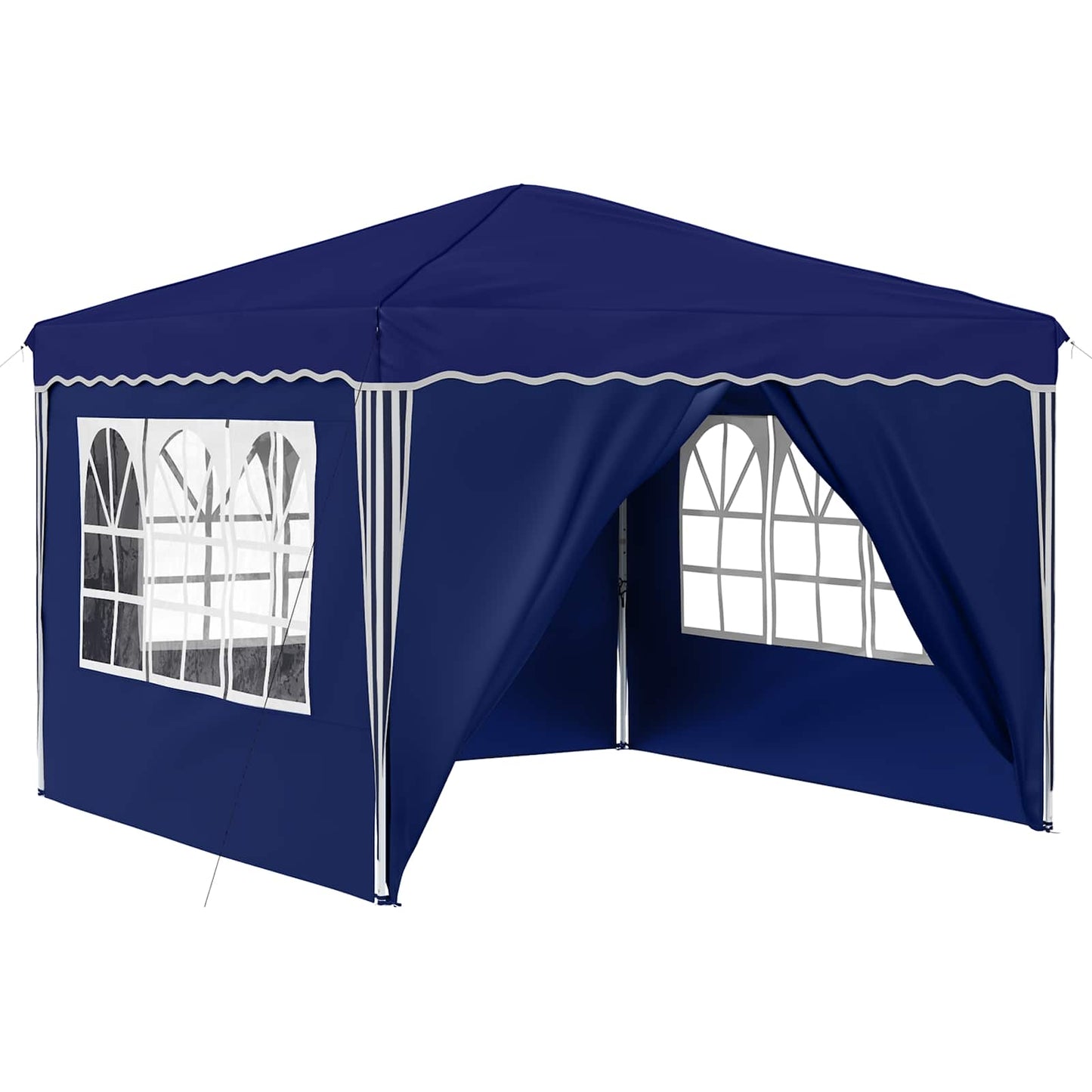 Pop-up Partyzelt 288 x 288 x 245 cm Blau Oxford-Stoff