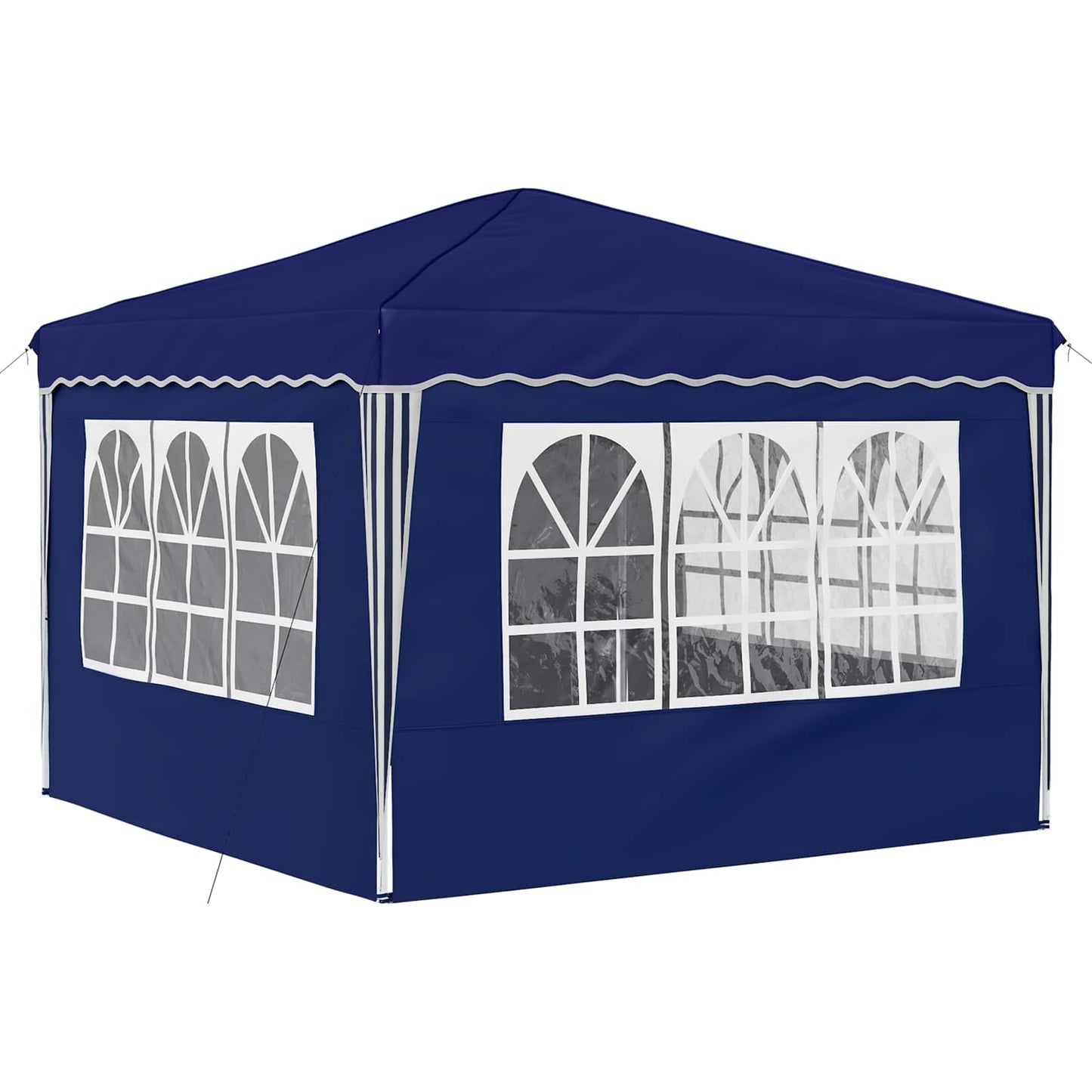 Pop-up Partyzelt 288 x 288 x 245 cm Blau Oxford-Stoff