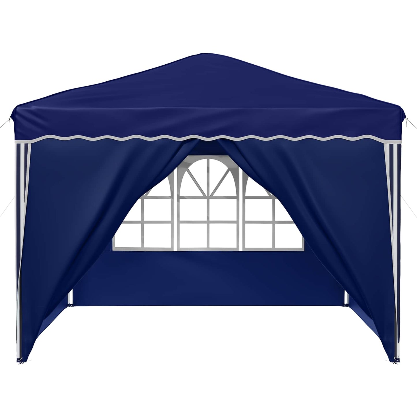 Pop-up Partyzelt 288 x 288 x 245 cm Blau Oxford-Stoff