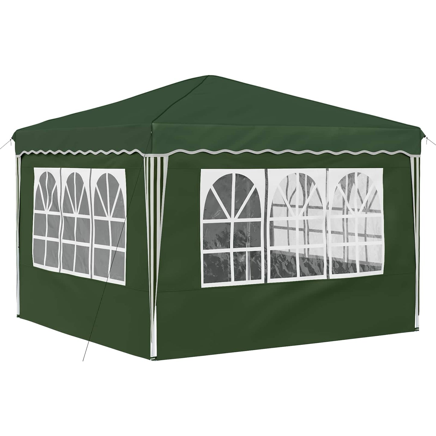 Pop-up Partyzelt 288 x 288 x 245 cm Grün Oxford-Stoff