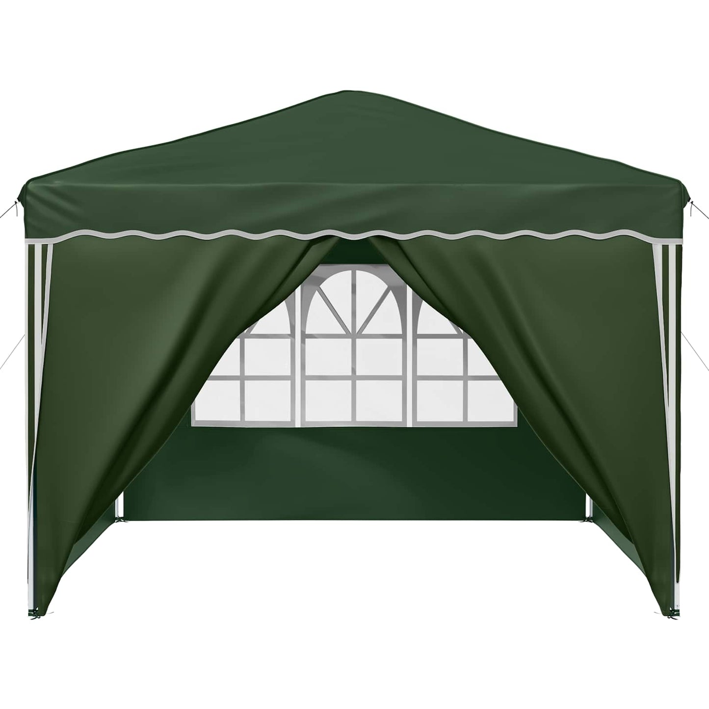 Pop-up Partyzelt 288 x 288 x 245 cm Grün Oxford-Stoff