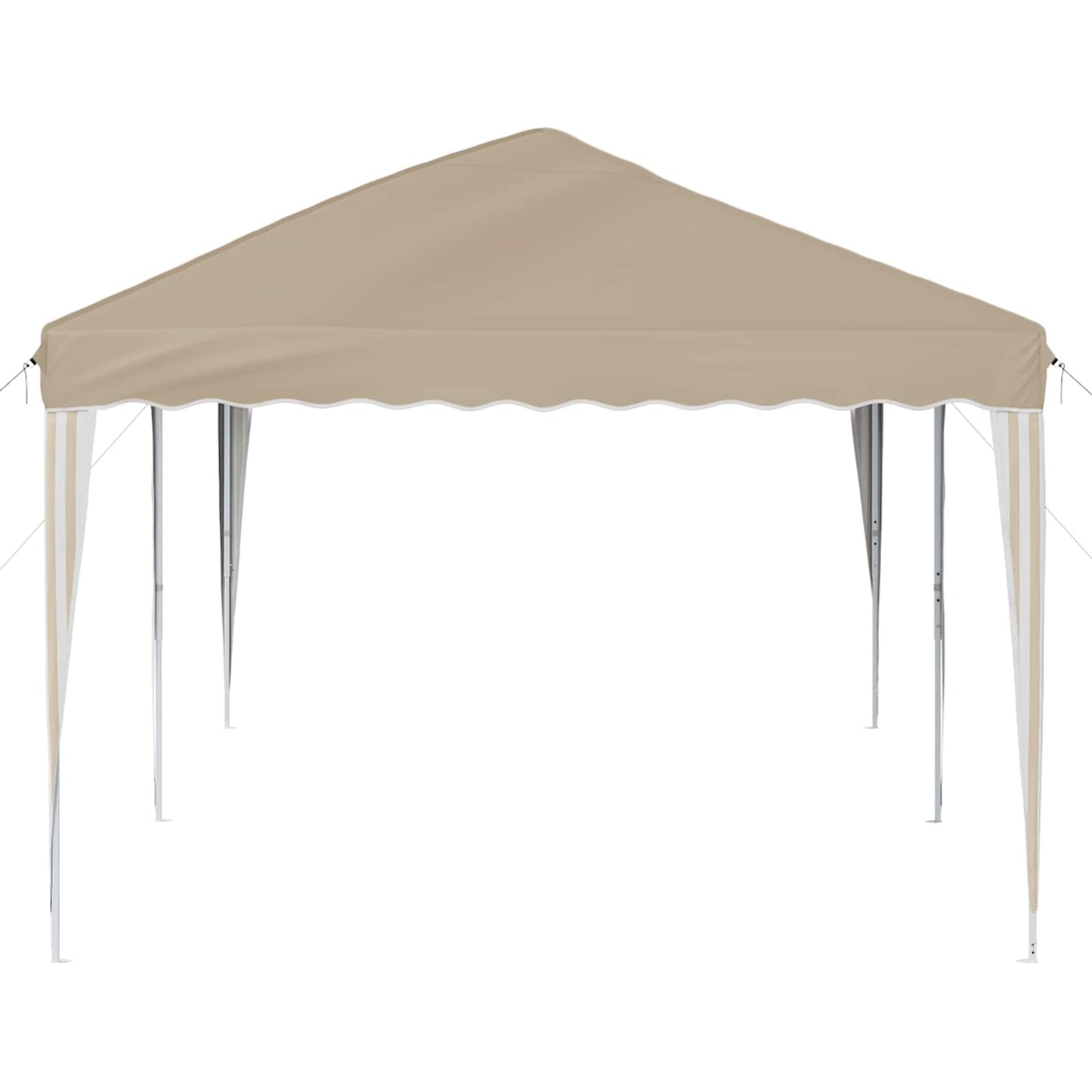 Pop-up Partyzelt 575 x 290 x 245 cm Creme