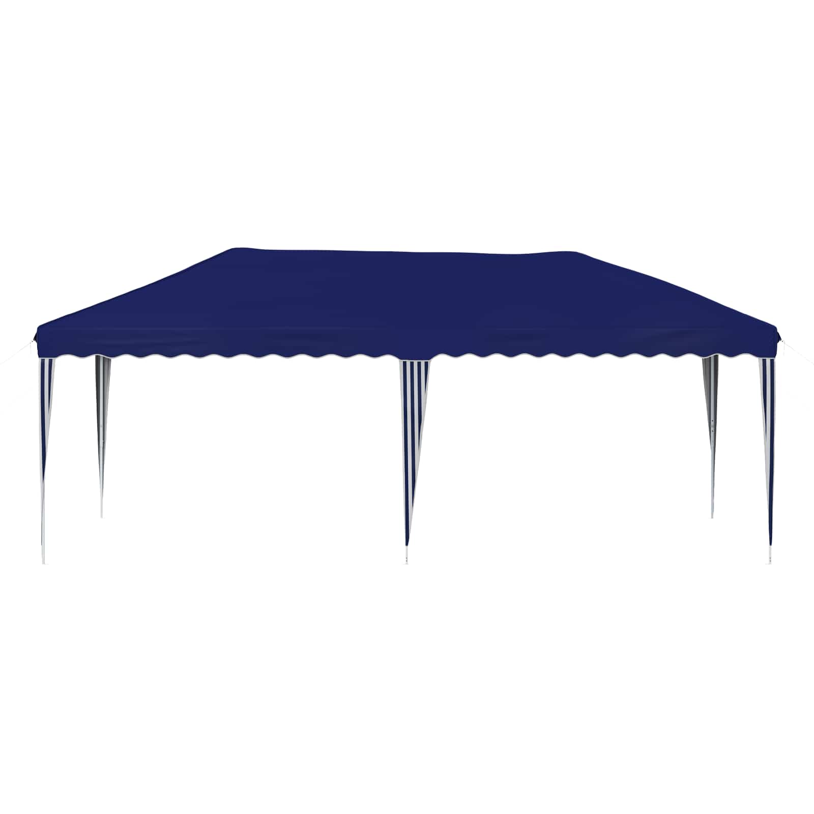 Pop-up Partyzelt 575 x 290 x 245 cm Blau