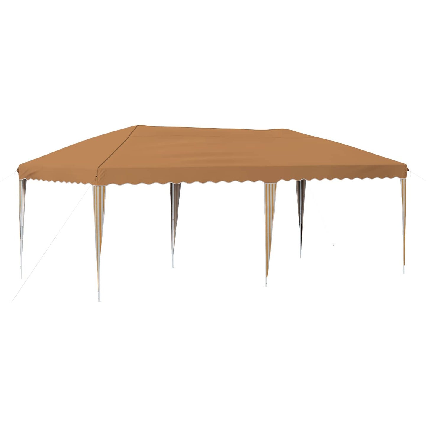 Pop-up Partyzelt 575 x 290 x 245 cm Beige