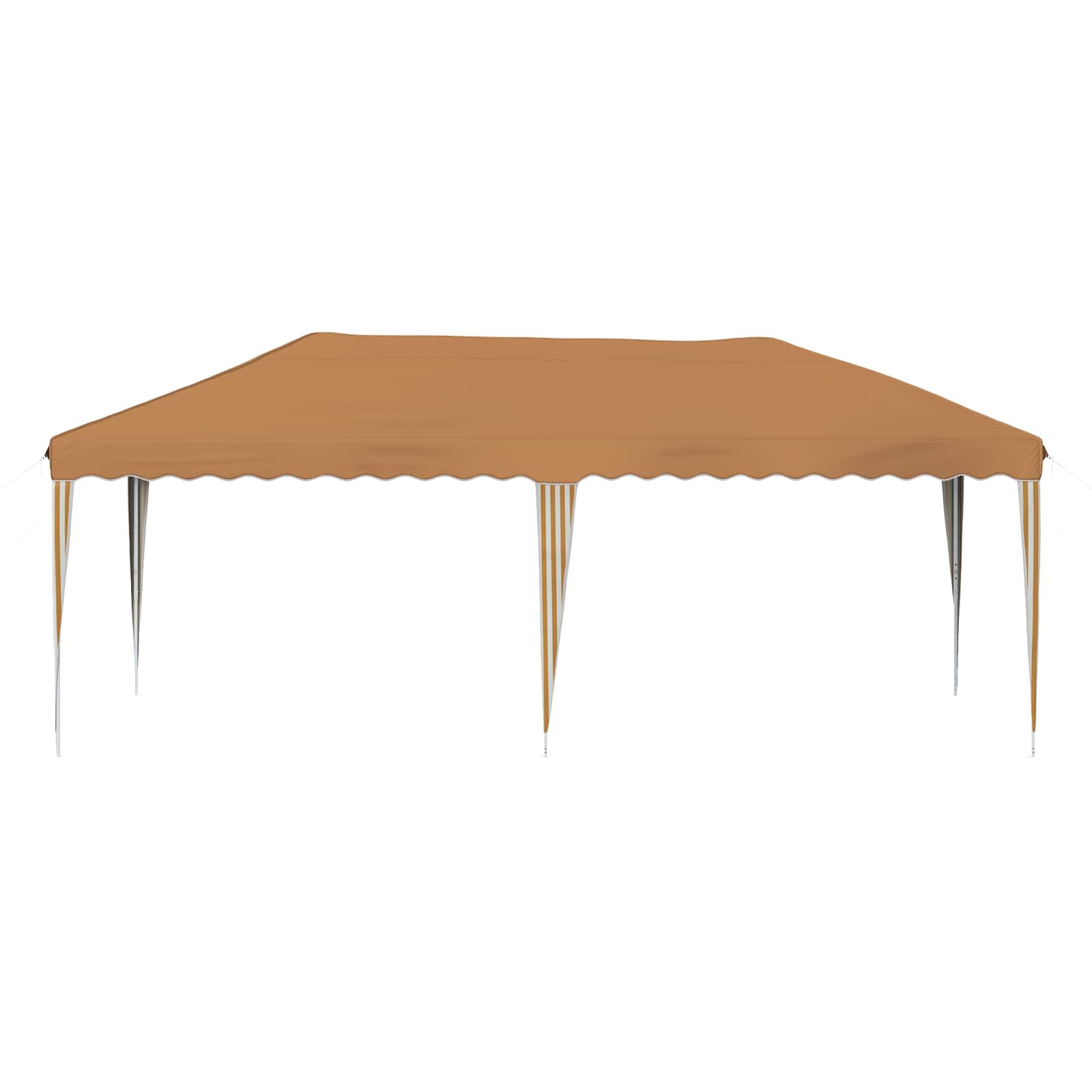 Pop-up Partyzelt 575 x 290 x 245 cm Beige