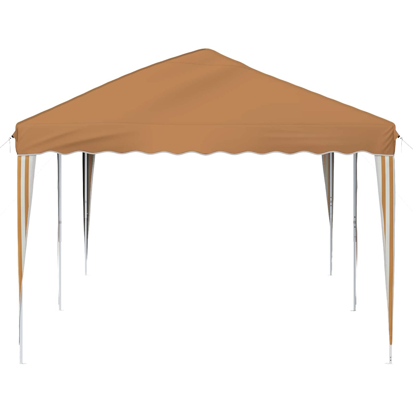 Pop-up Partyzelt 575 x 290 x 245 cm Beige