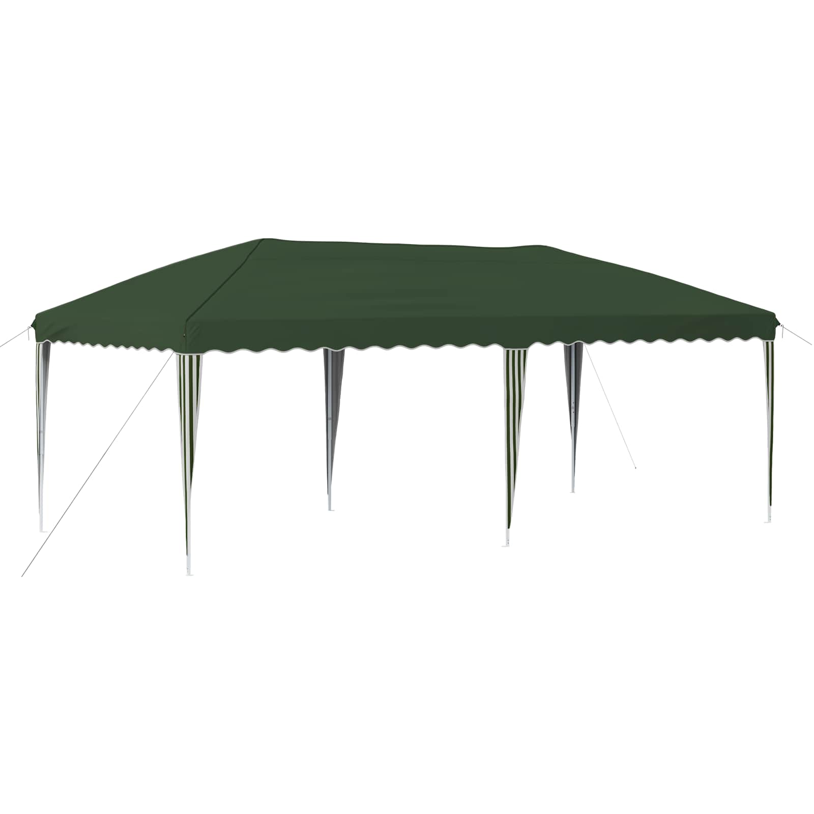 Pop-up Partyzelt 575 x 290 x 245 cm Grün