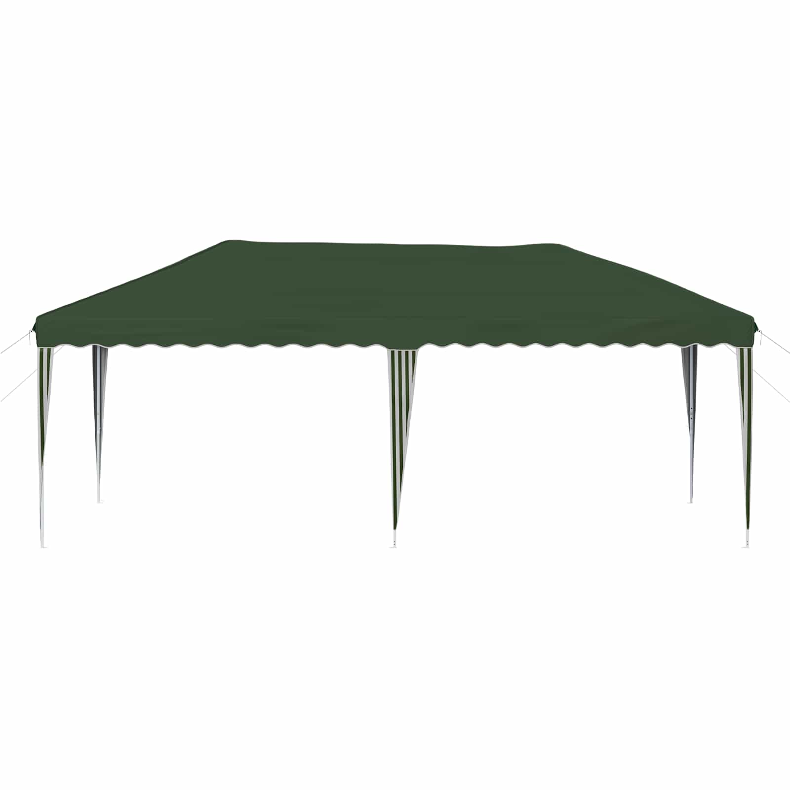 Pop-up Partyzelt 575 x 290 x 245 cm Grün
