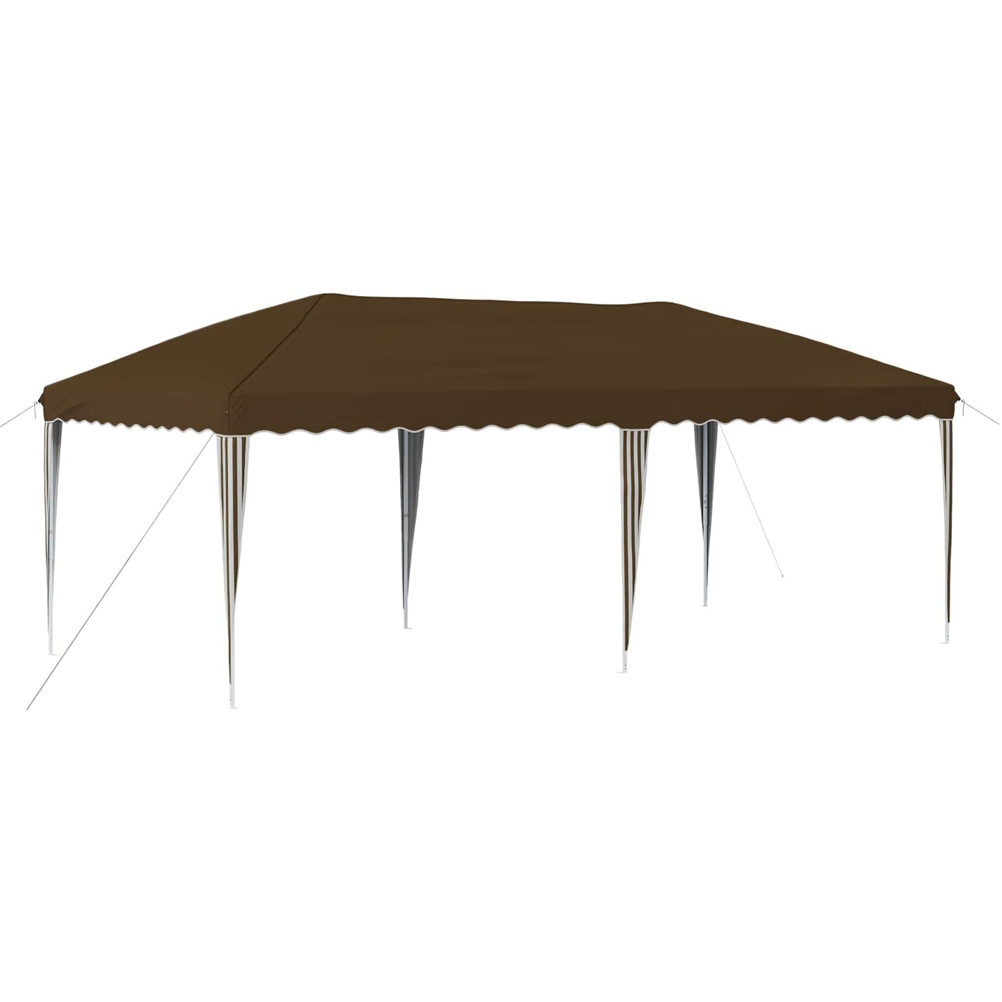 Pop-up Partyzelt 575 x 290 x 245 cm Taupe