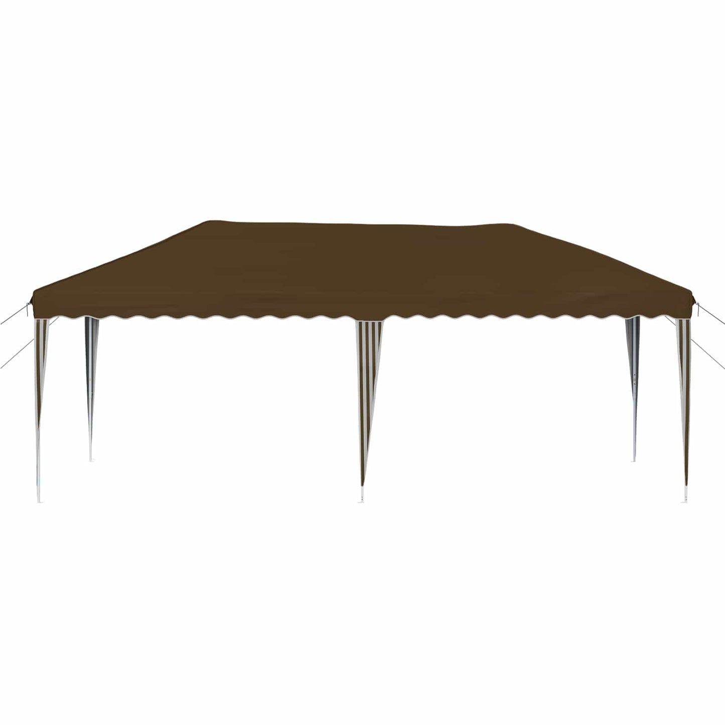 Pop-up Partyzelt 575 x 290 x 245 cm Taupe