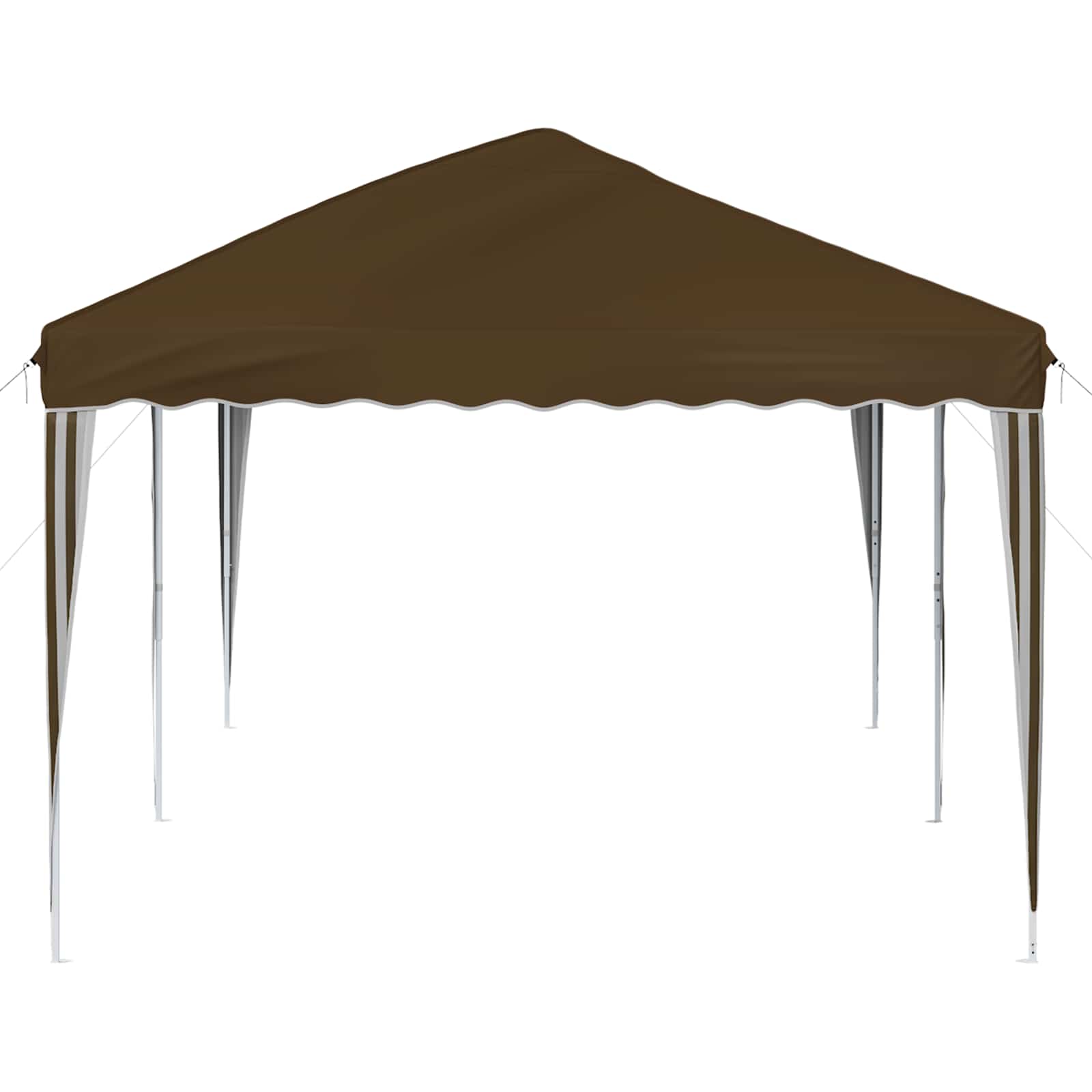 Pop-up Partyzelt 575 x 290 x 245 cm Taupe