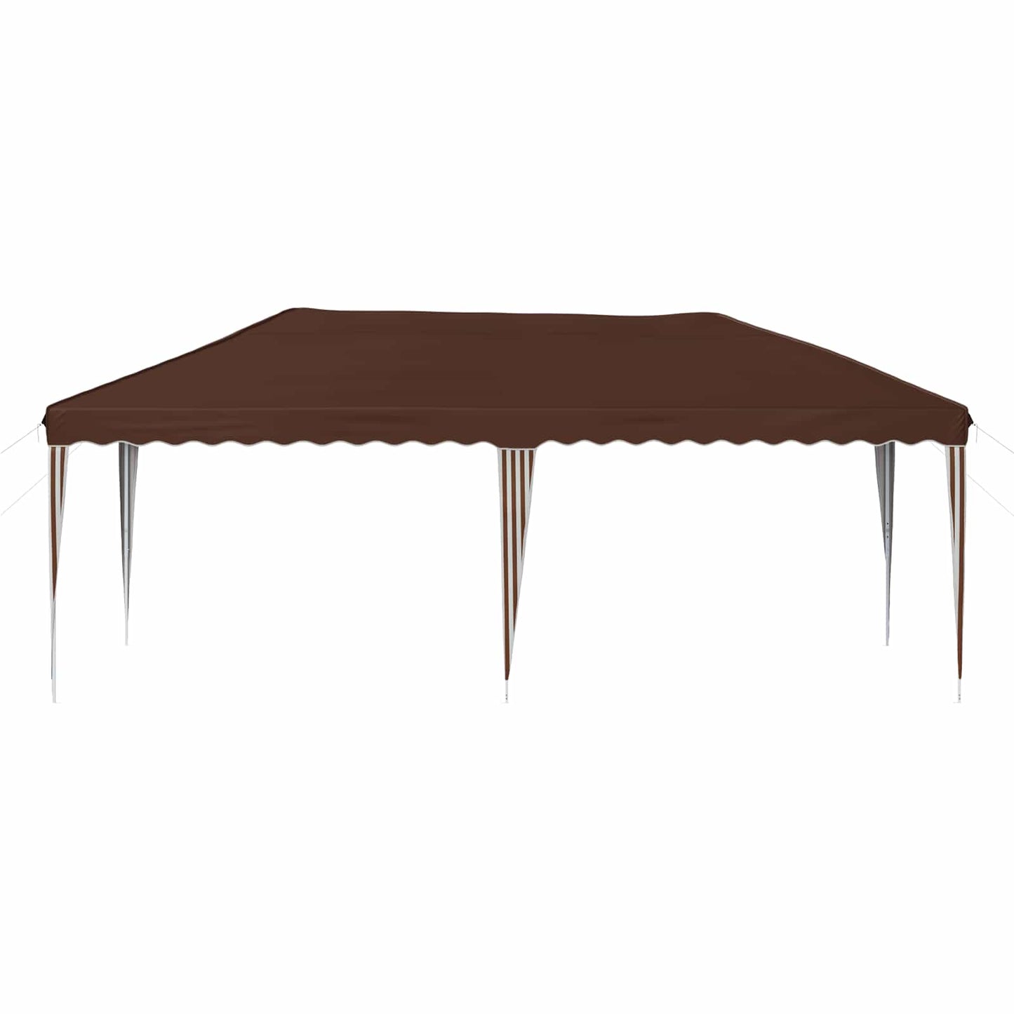 Pop-up Partyzelt 575 x 290 x 245 cm Braun