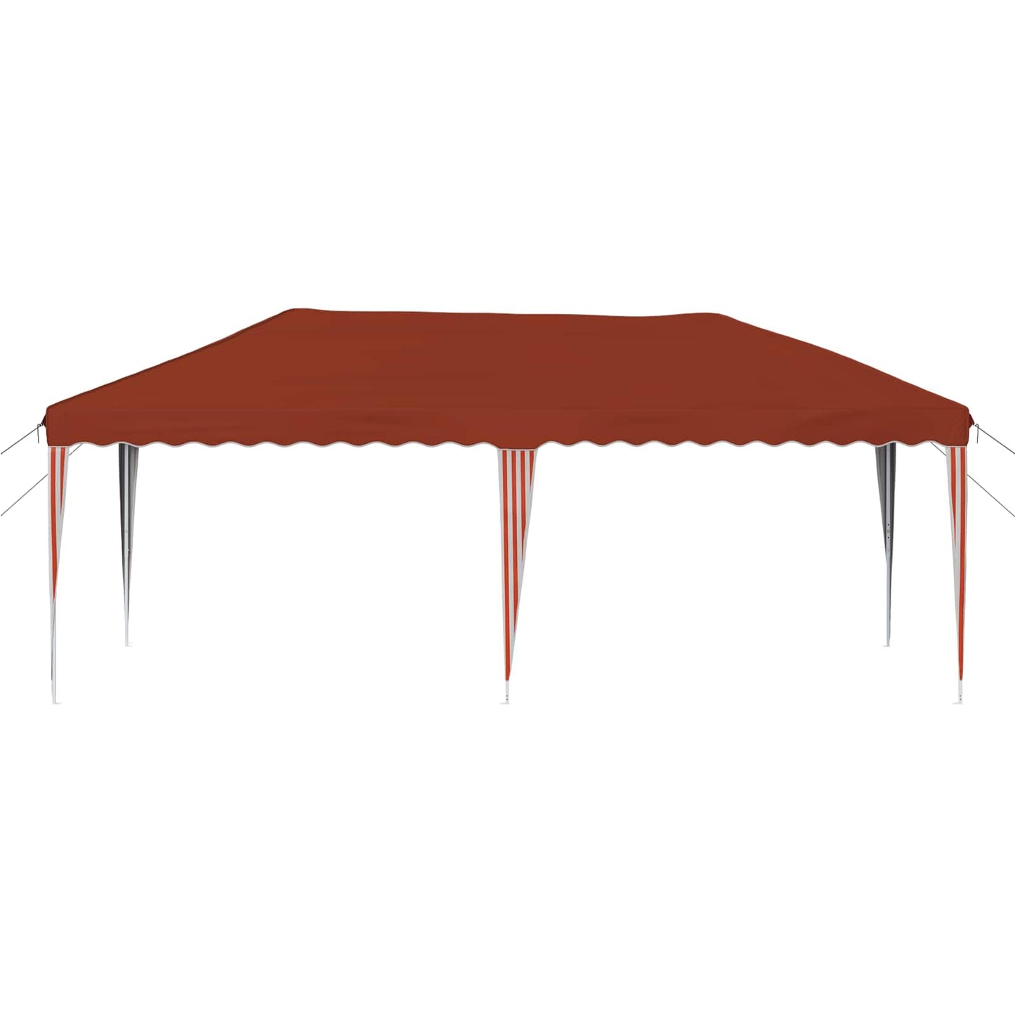 Pop-up Partyzelt 575 x 290 x 245 cm Terrakotta