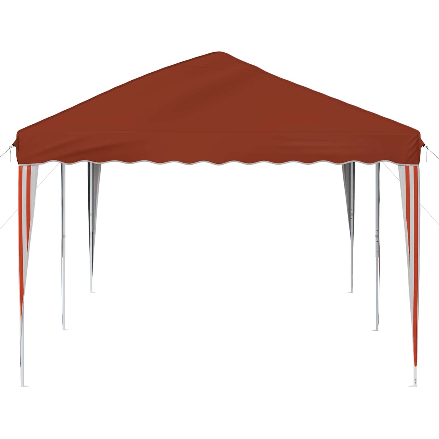 Pop-up Partyzelt 575 x 290 x 245 cm Terrakotta