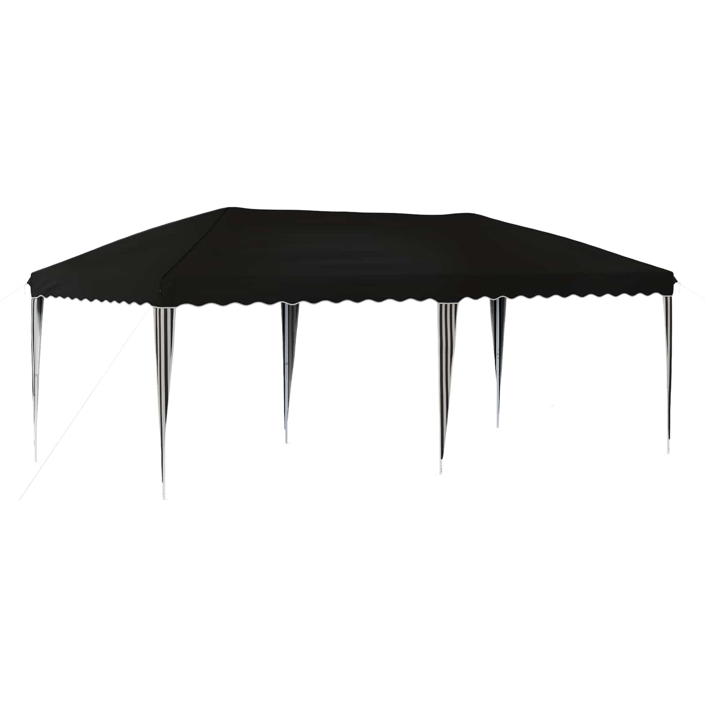 Pop-up Partyzelt 575 x 290 x 245 cm Schwarz