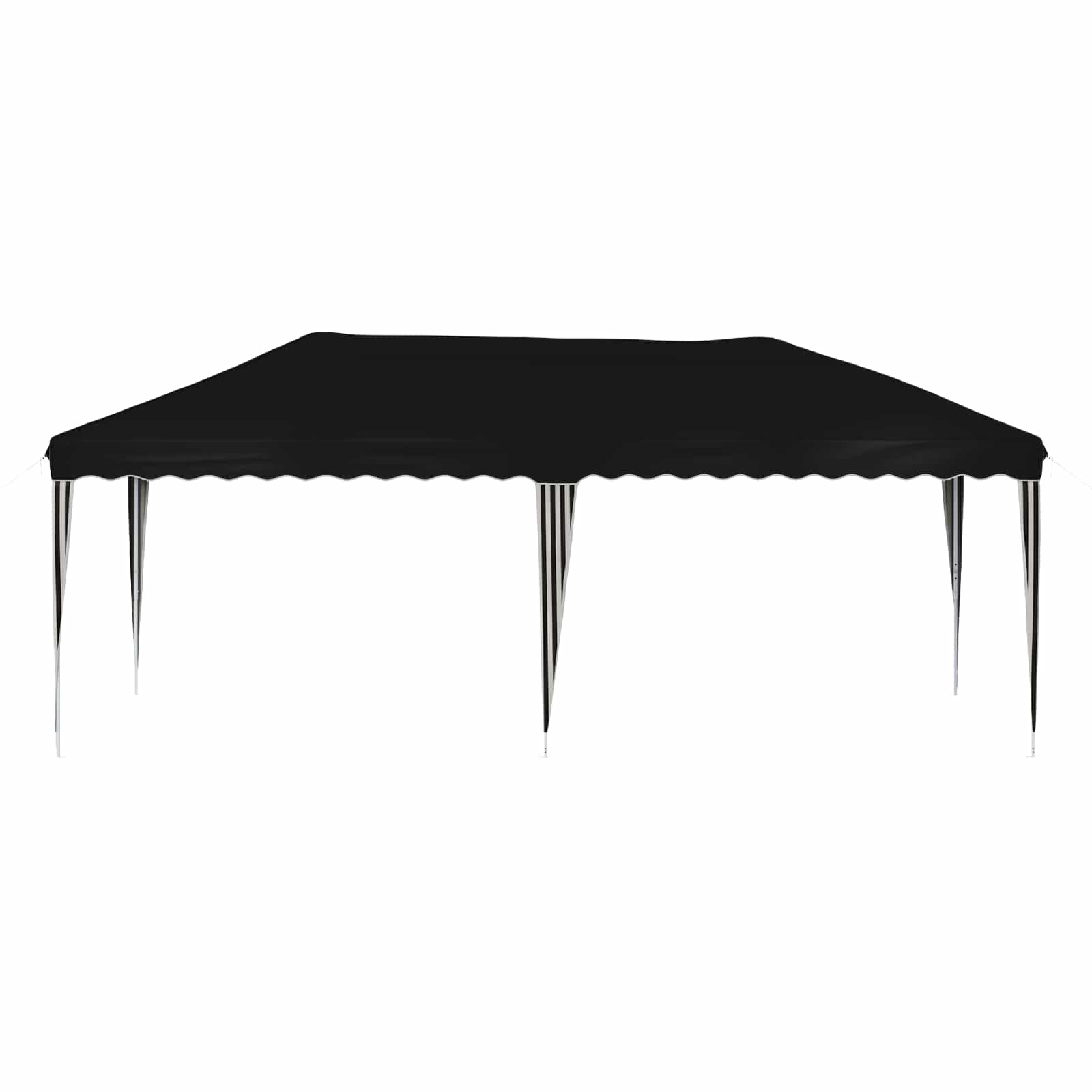Pop-up Partyzelt 575 x 290 x 245 cm Schwarz