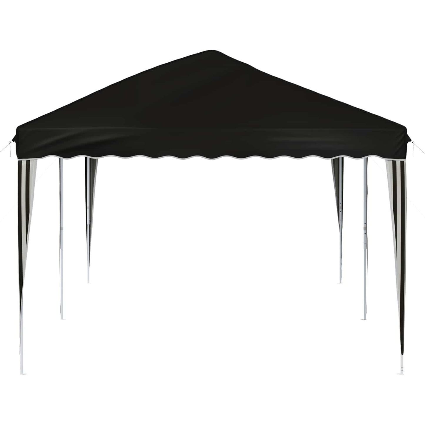 Pop-up Partyzelt 575 x 290 x 245 cm Schwarz