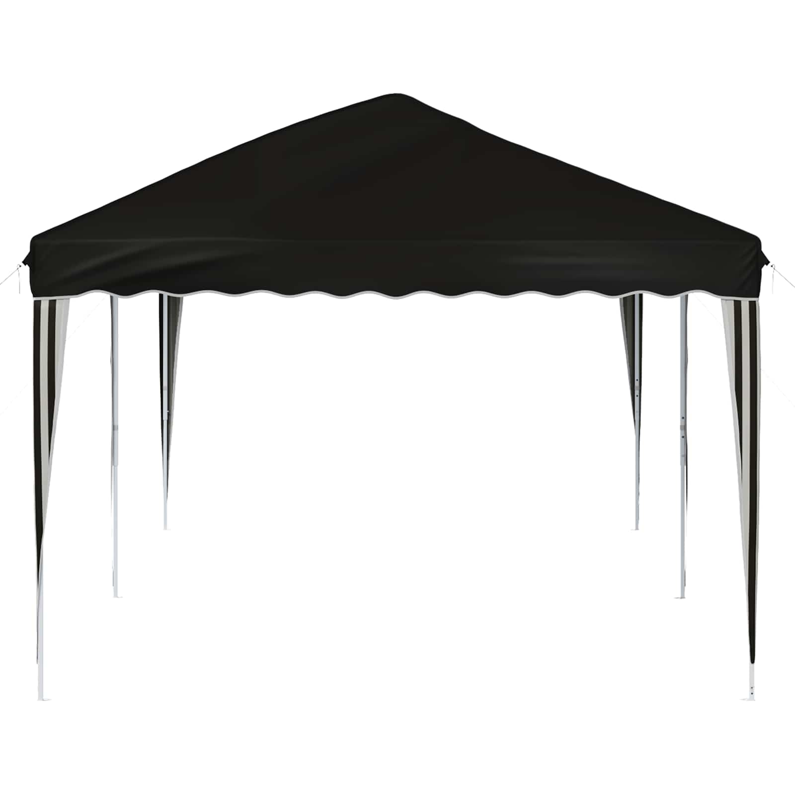 Pop-up Partyzelt 575 x 290 x 245 cm Schwarz