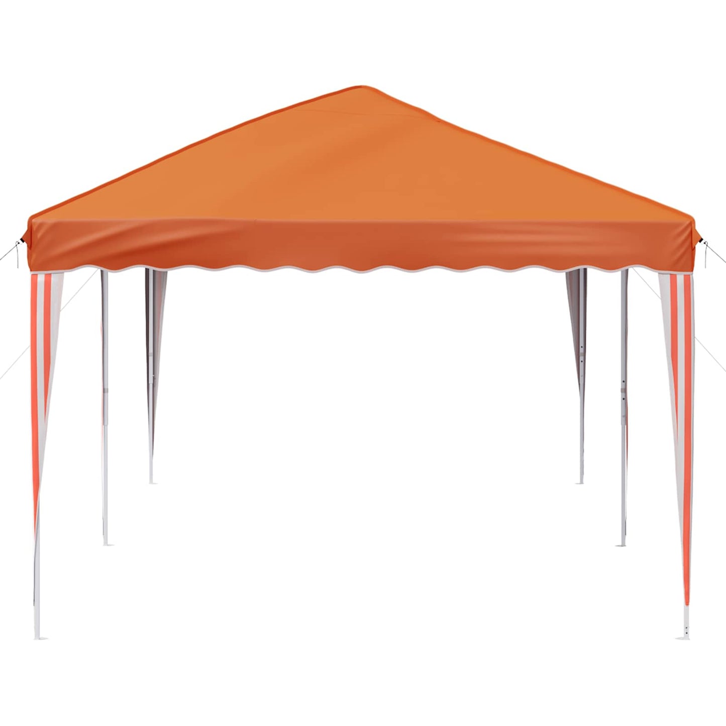 Pop-up Partyzelt 575 x 290 x 245 cm Orange