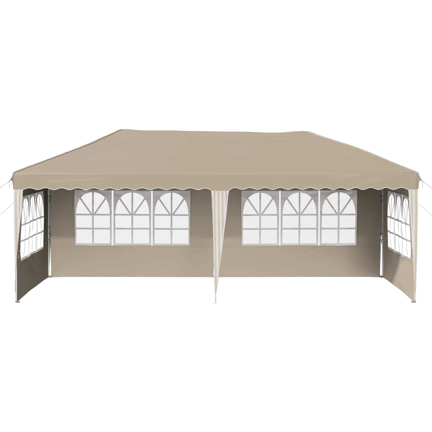 Pop-up Partyzelt 575 x 289 x 245 cm Creme