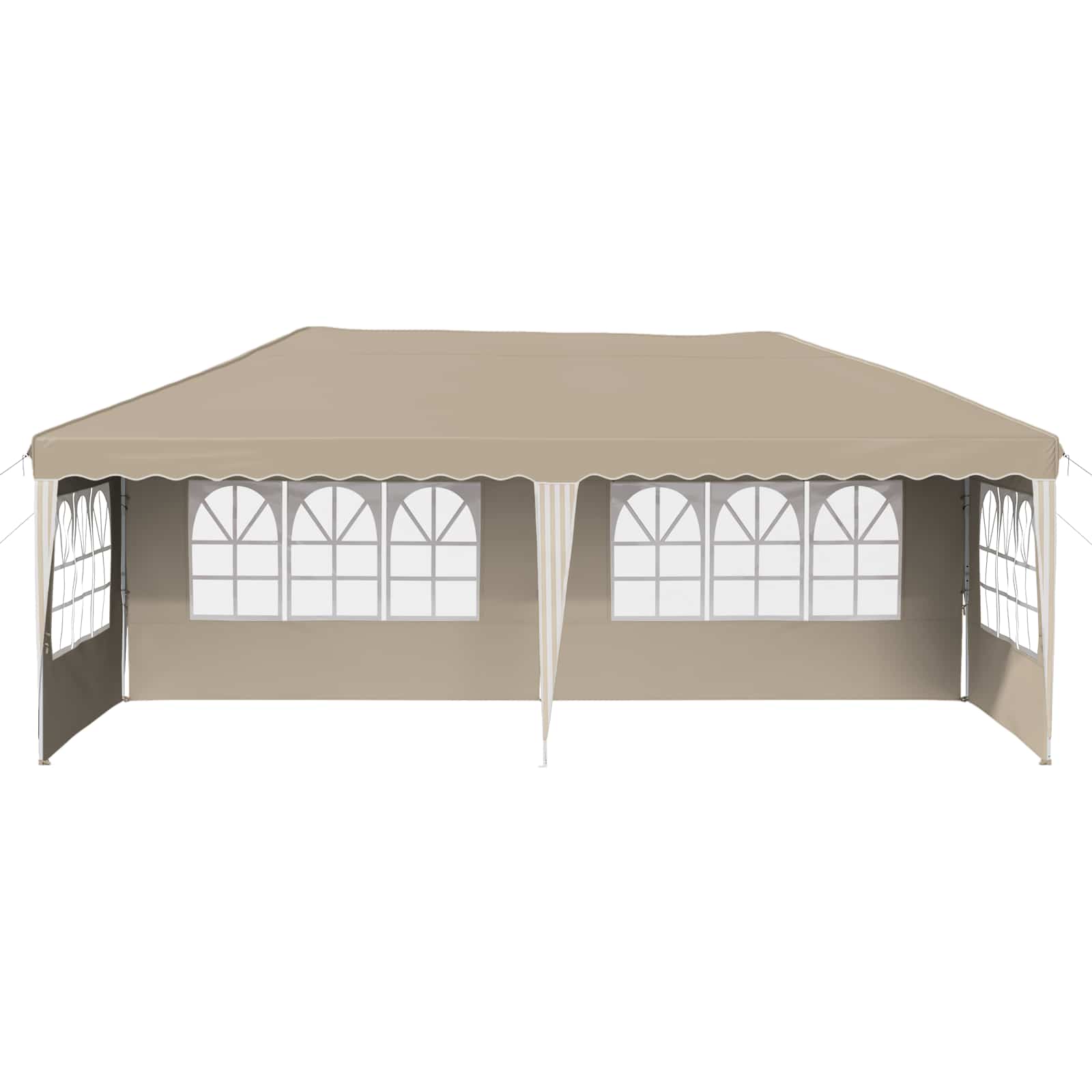 Pop-up Partyzelt 575 x 289 x 245 cm Creme