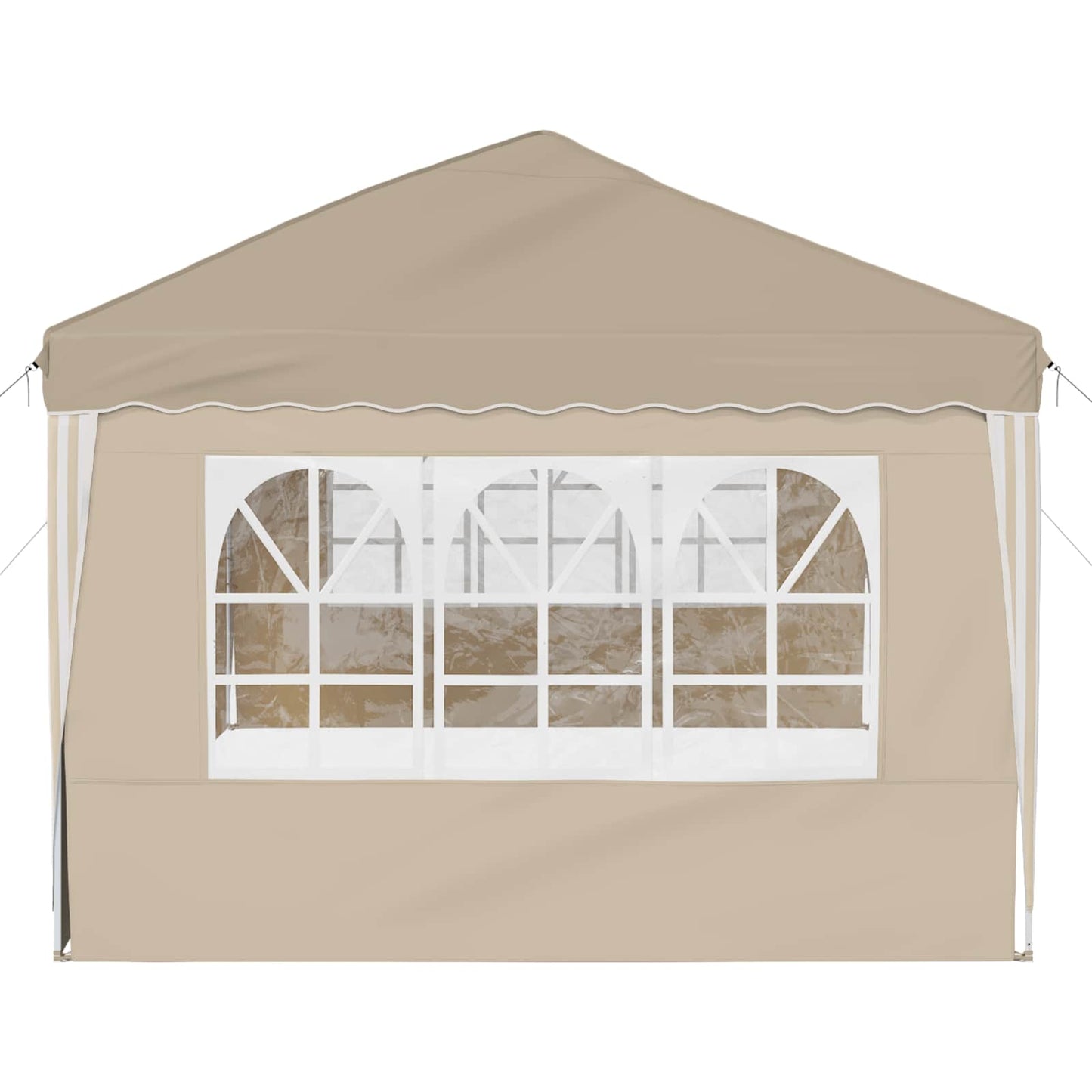 Pop-up Partyzelt 575 x 289 x 245 cm Creme