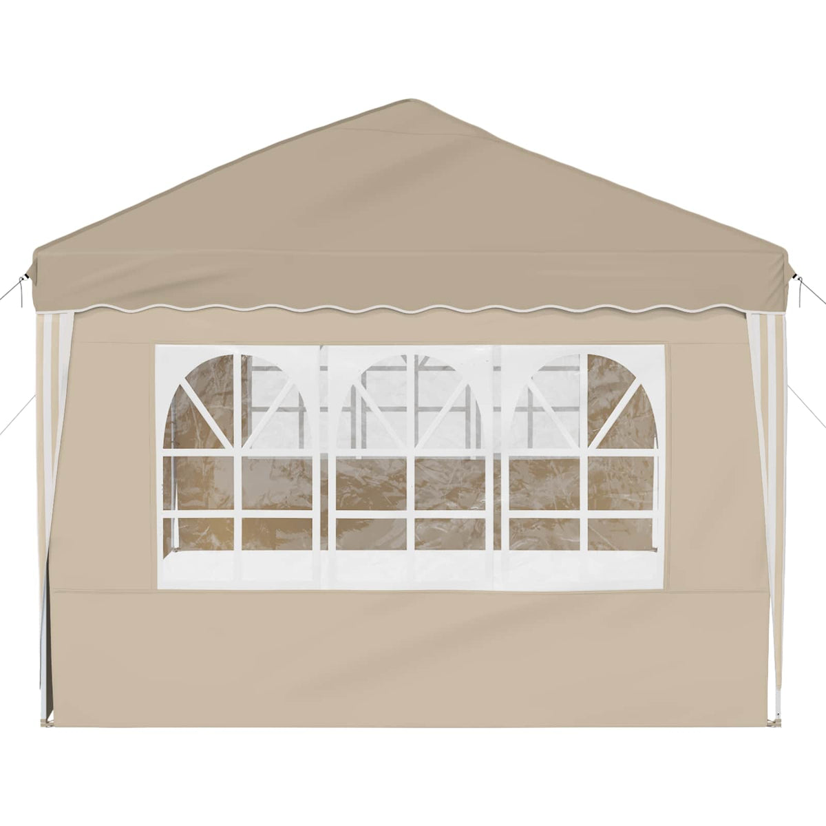 Pop-up Partyzelt 574 x 289 x 245 cm Creme