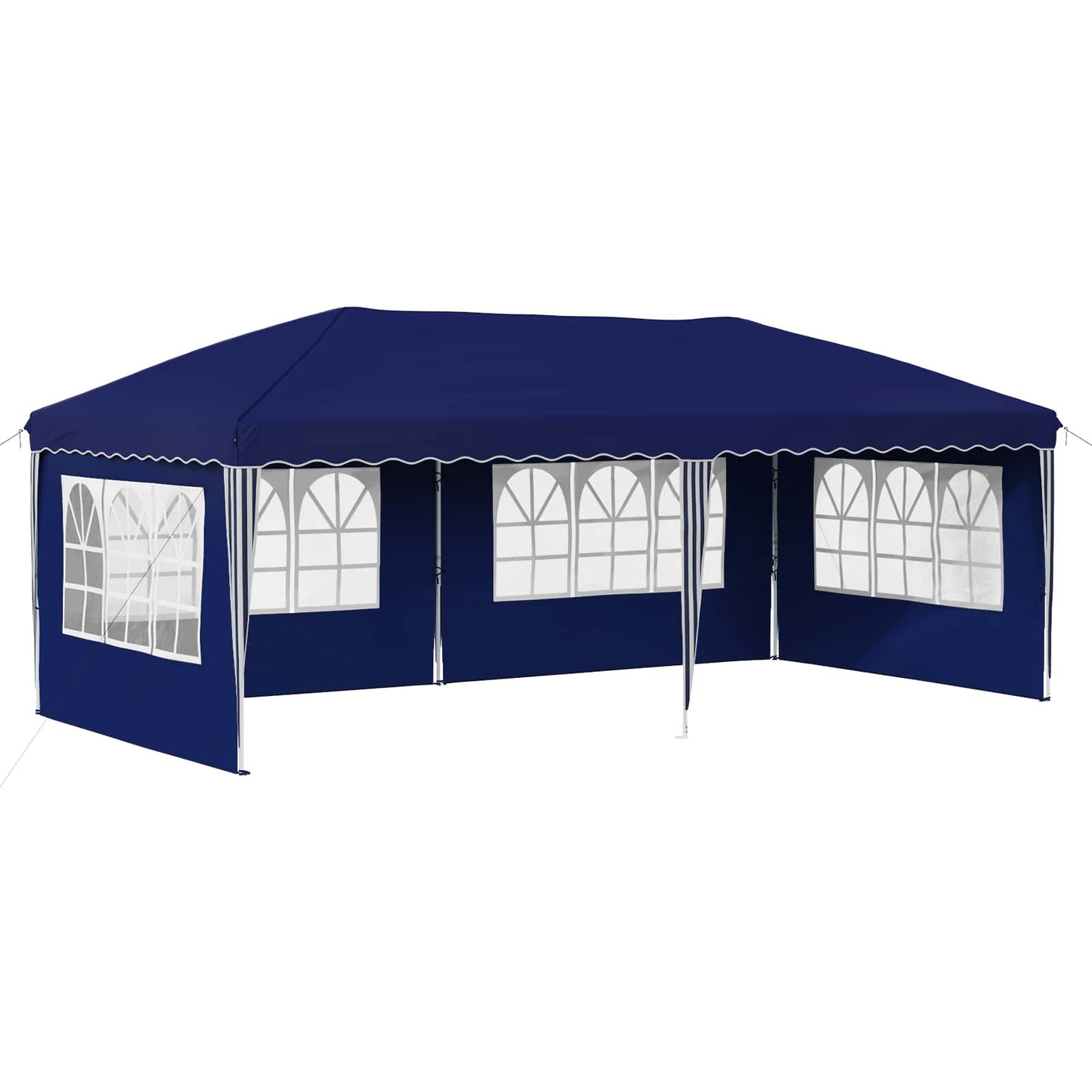 Pop-up Partyzelt 575 x 289 x 245 cm Blau