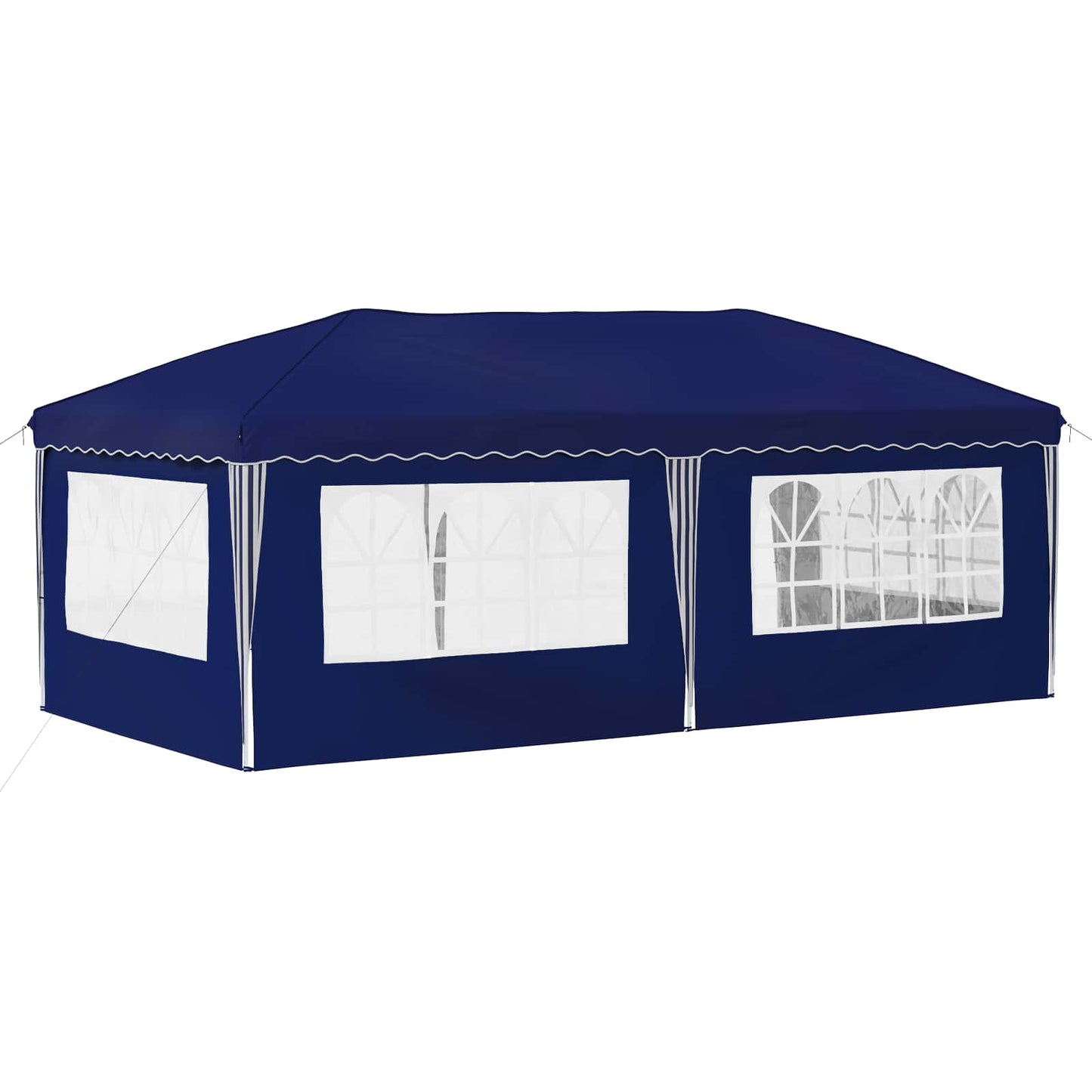 Pop-up Partyzelt 575 x 289 x 245 cm Blau