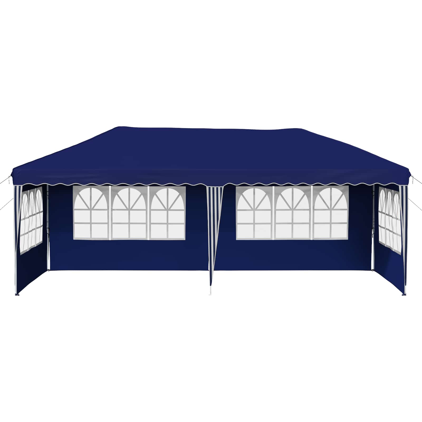Pop-up Partyzelt 575 x 289 x 245 cm Blau