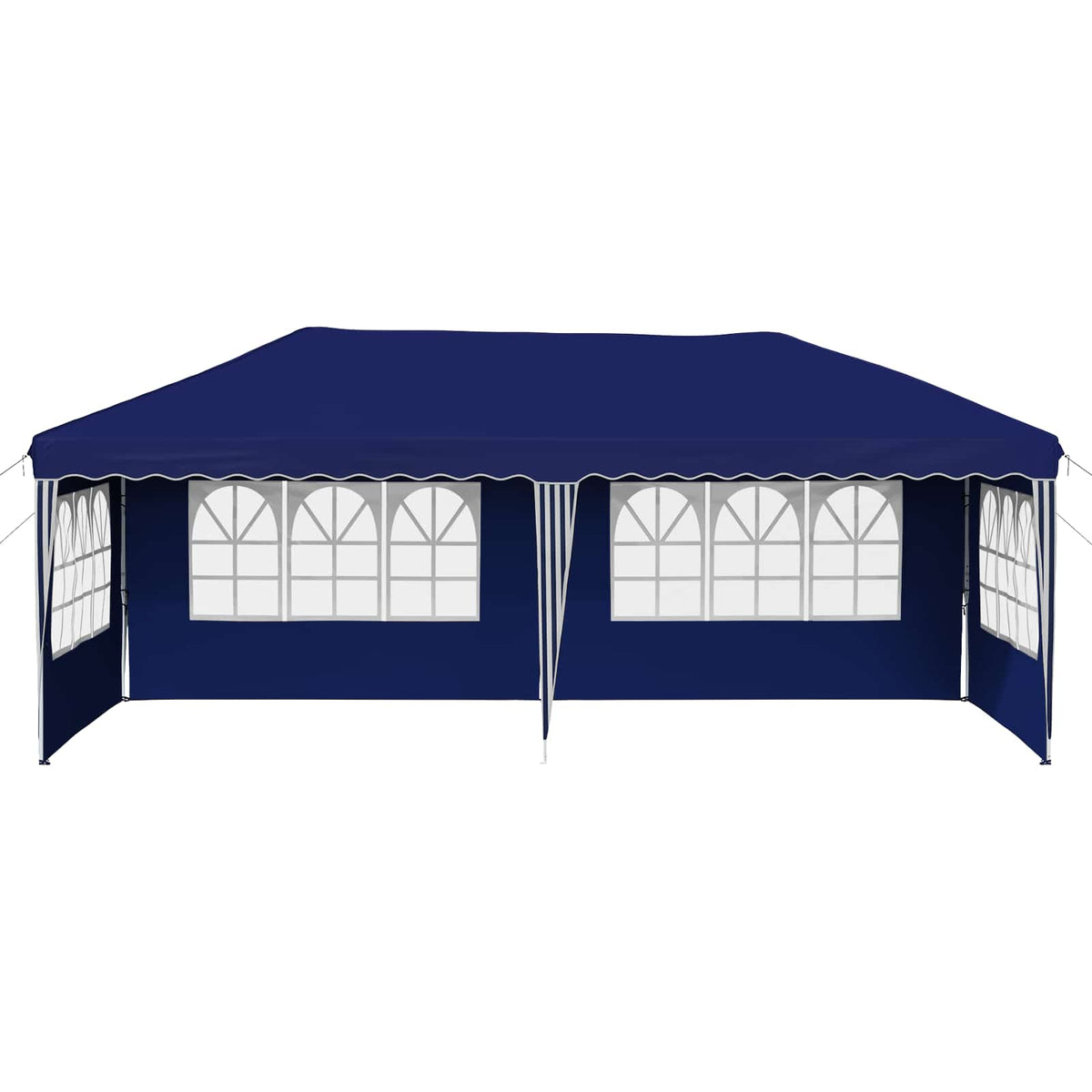 Pop-up Partyzelt 574 x 289 x 245 cm Blau