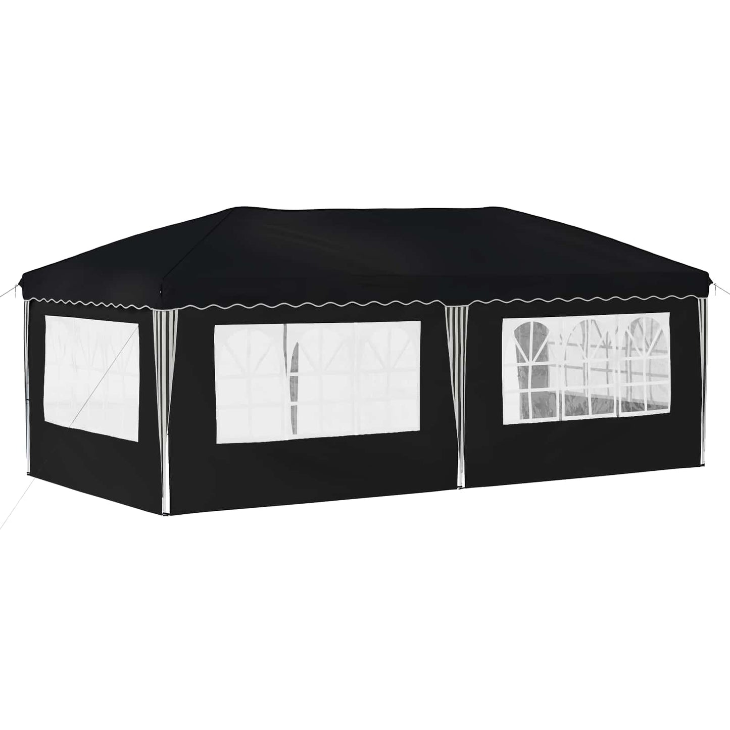 Pop-up Partyzelt 575 x 289 x 245 cm Antrazit