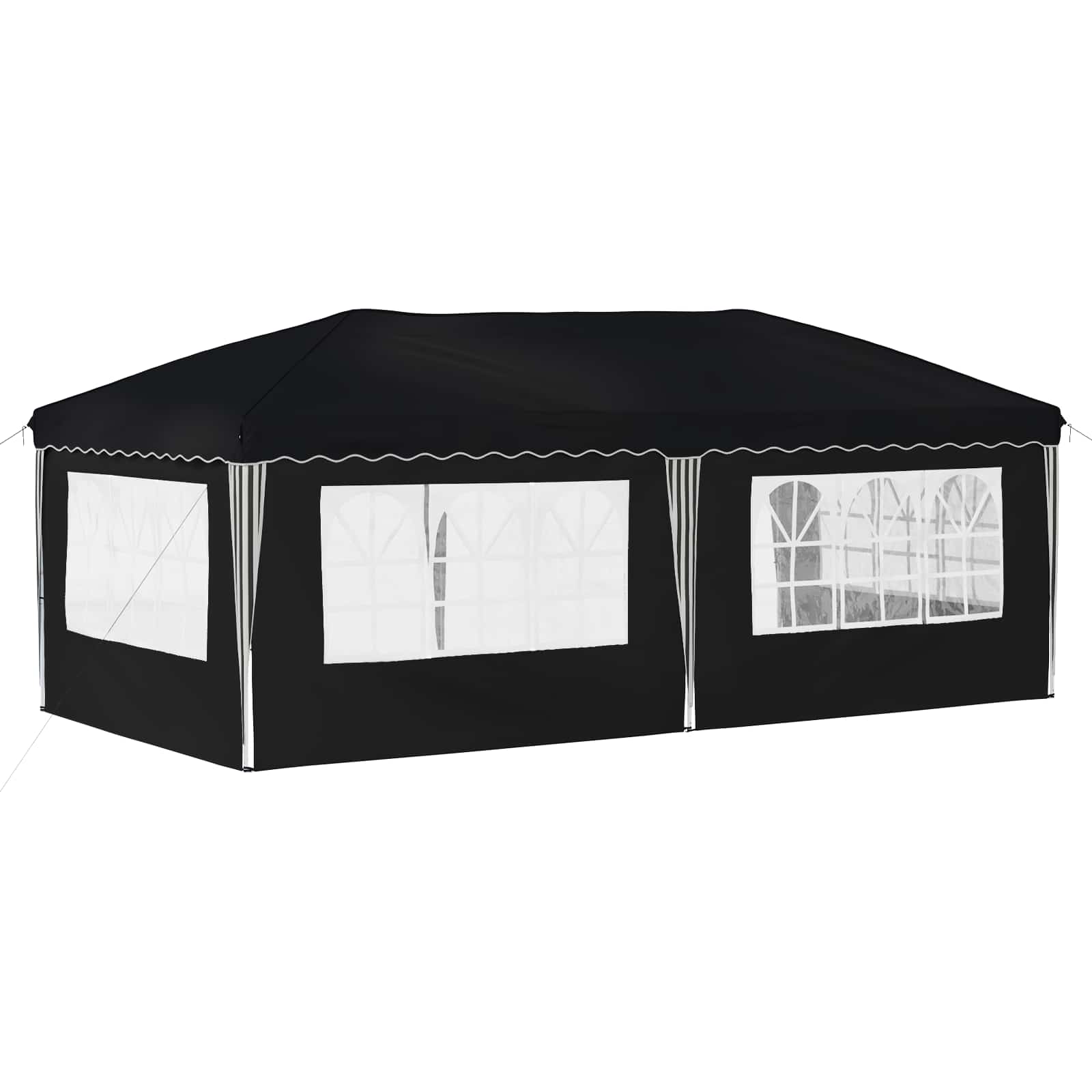 Pop-up Partyzelt 575 x 289 x 245 cm Antrazit
