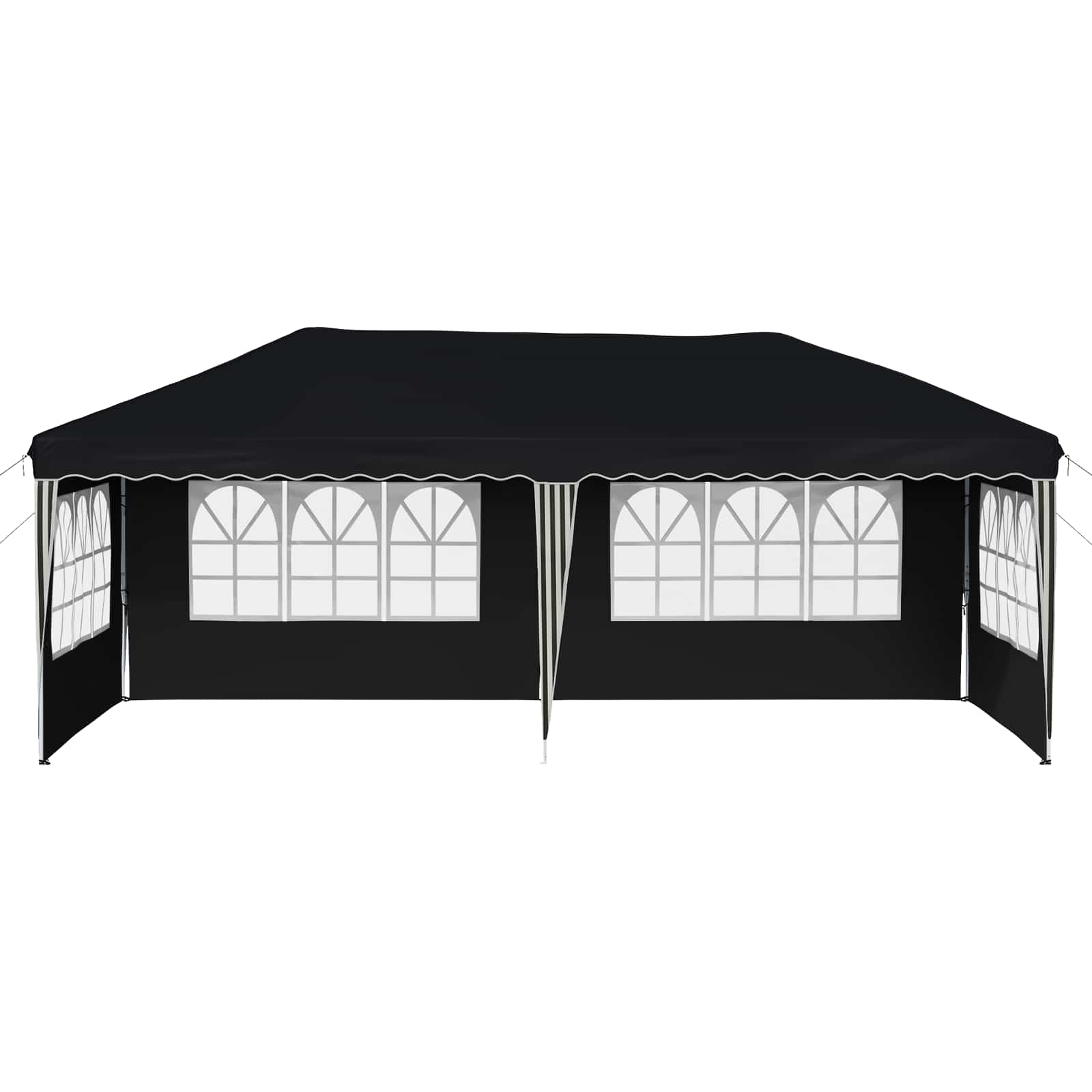 Pop-up Partyzelt 575 x 289 x 245 cm Antrazit
