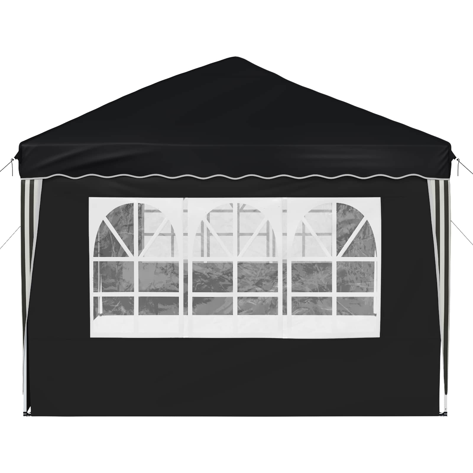 Pop-up Partyzelt 575 x 289 x 245 cm Antrazit