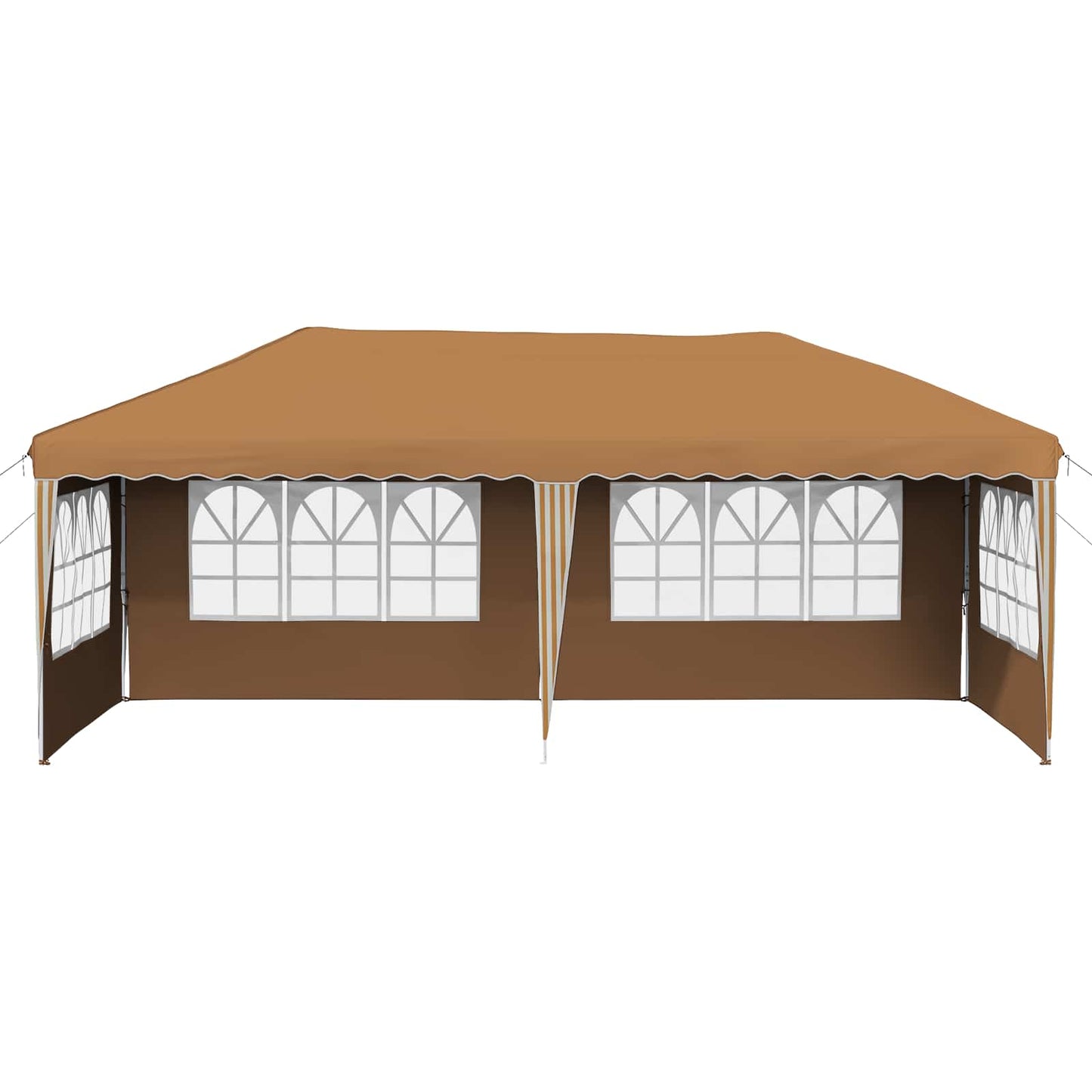 Pop-up Partyzelt 575 x 289 x 245 cm Beige