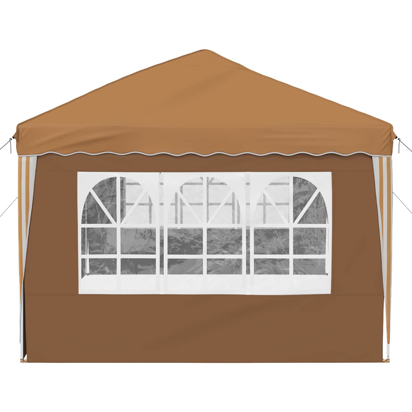 Pop-up Partyzelt 575 x 289 x 245 cm Beige