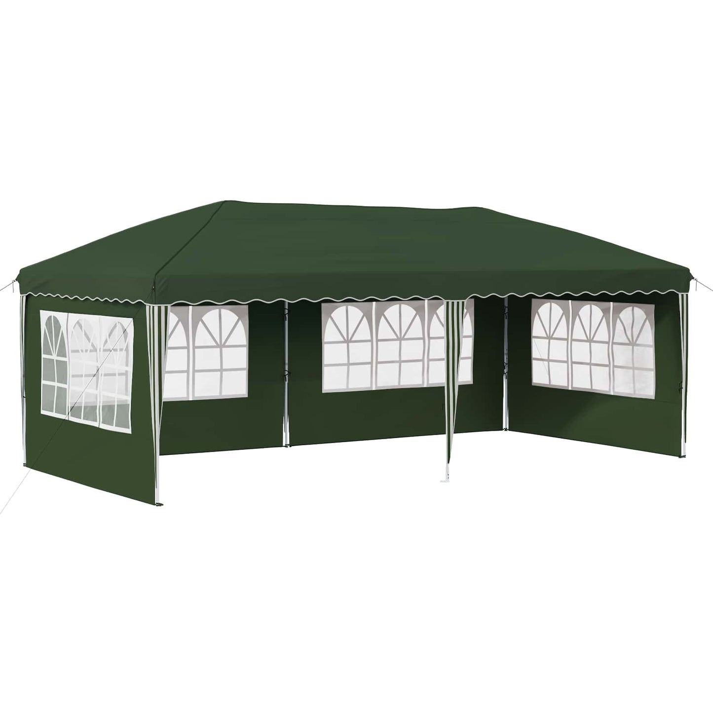 Pop-up Partyzelt 575 x 289 x 245 cm Grün