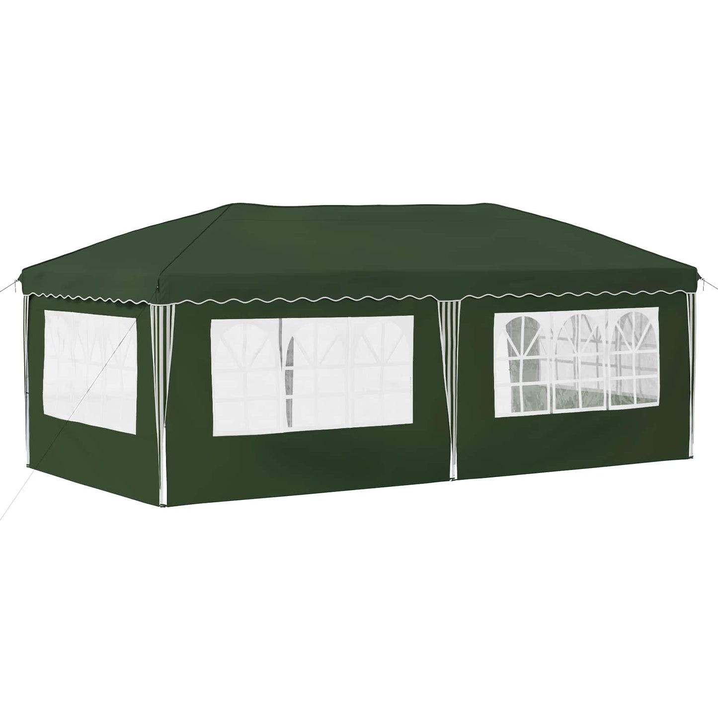 Pop-up Partyzelt 575 x 289 x 245 cm Grün