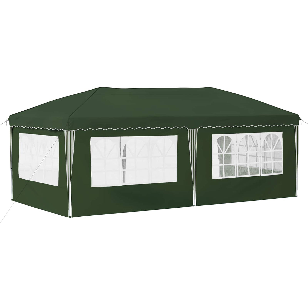 Pop-up Partyzelt 574 x 289 x 245 cm Grün